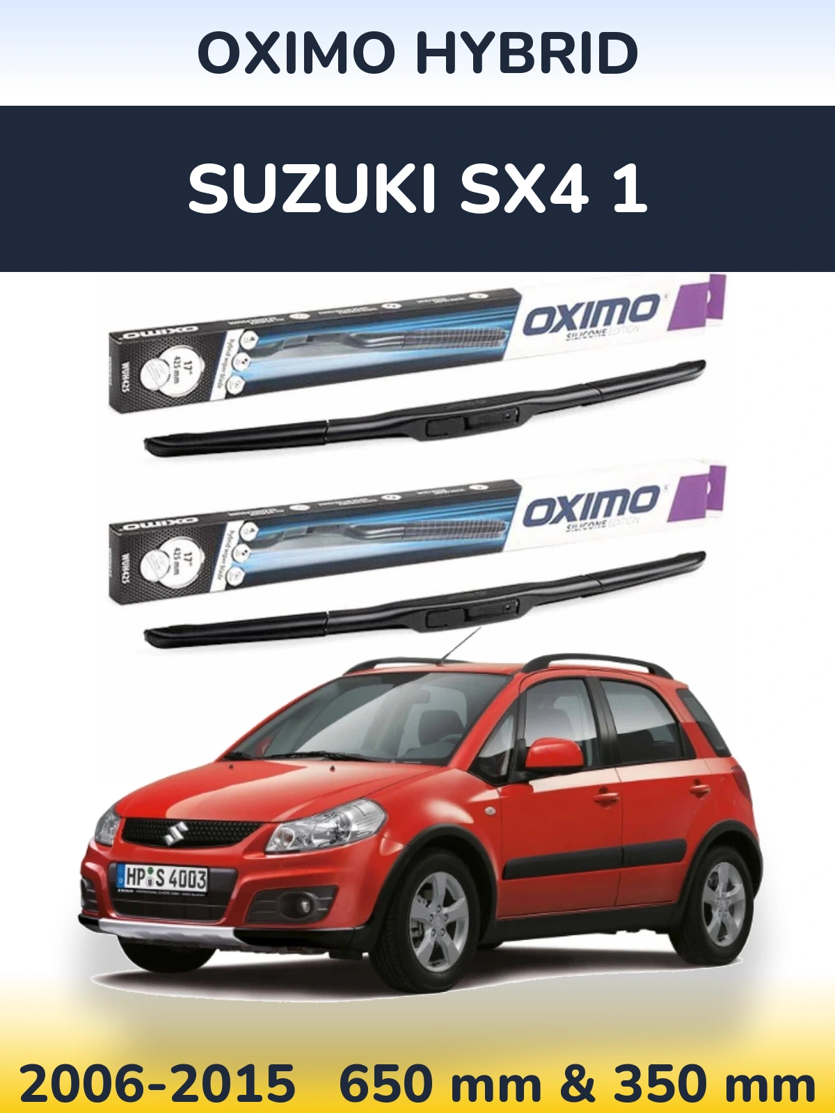 Torkarblad Oximo Hybrid för Suzuki SX4 1