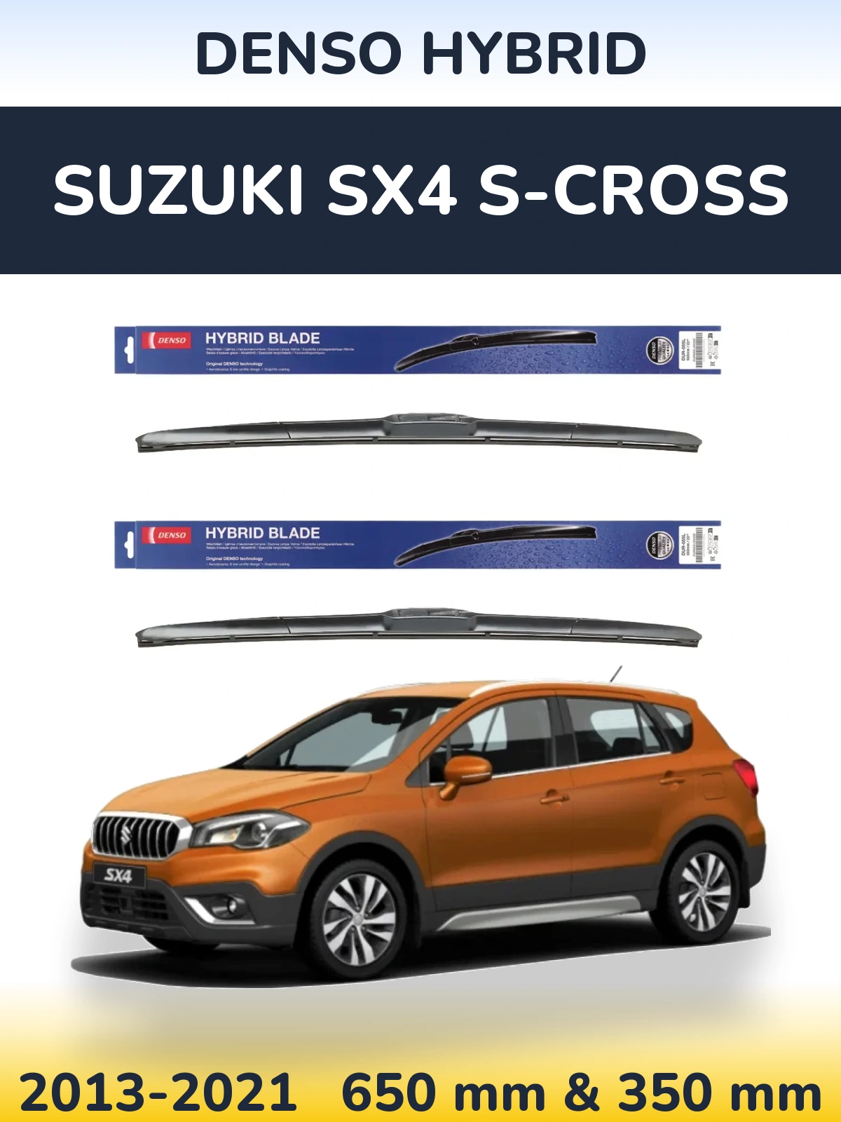 Torkarblad Denso Hybrid för Suzuki SX4 S-Cross