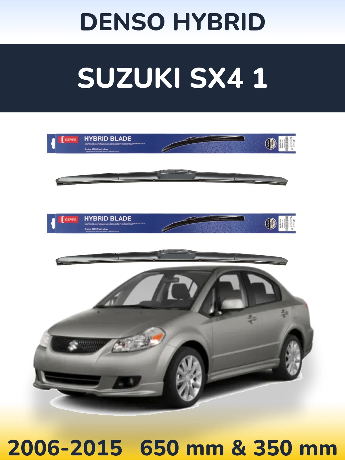 Torkarblad Denso Hybrid för Suzuki SX4 1