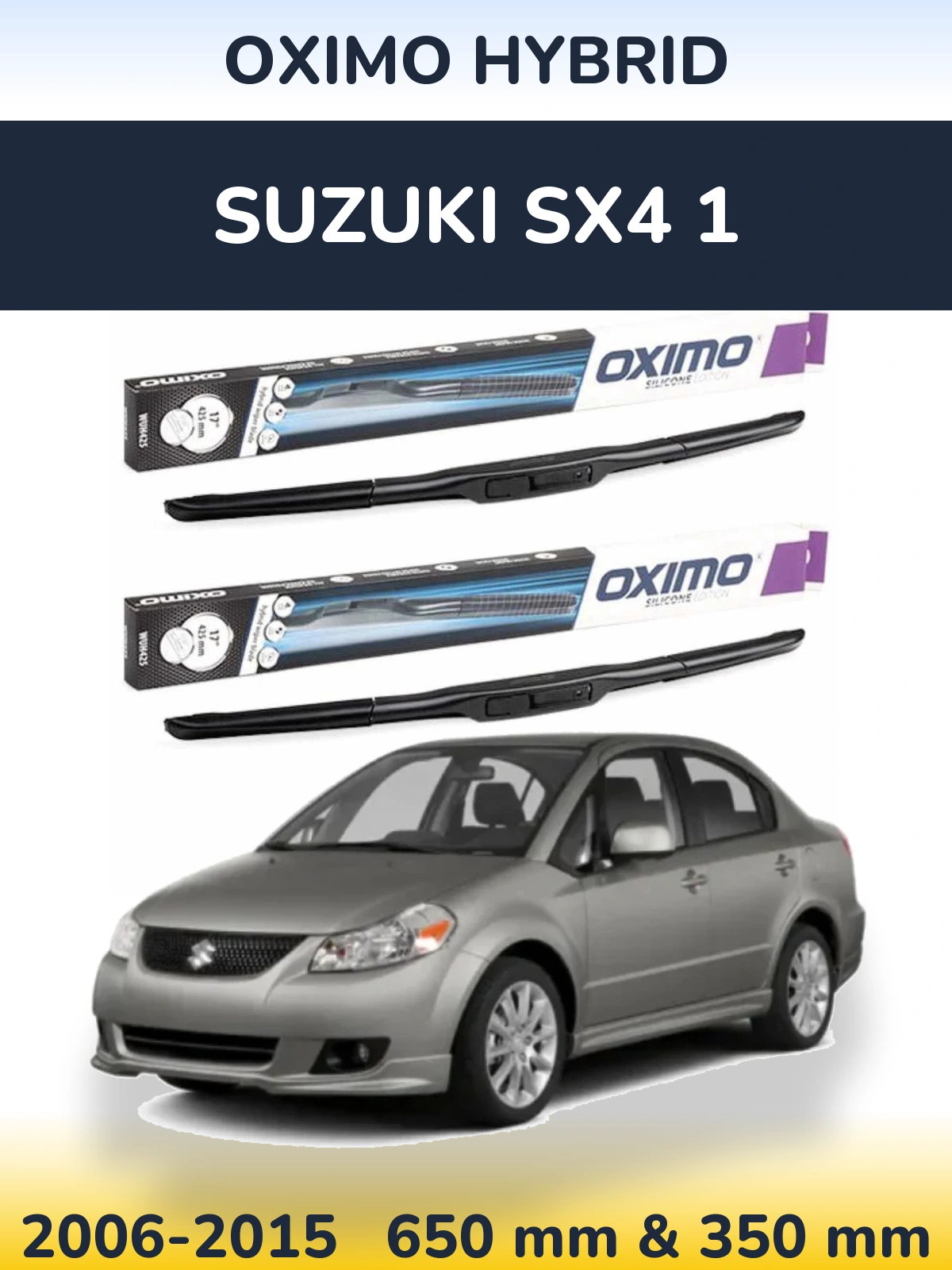 Torkarblad Oximo Hybrid för Suzuki SX4 1