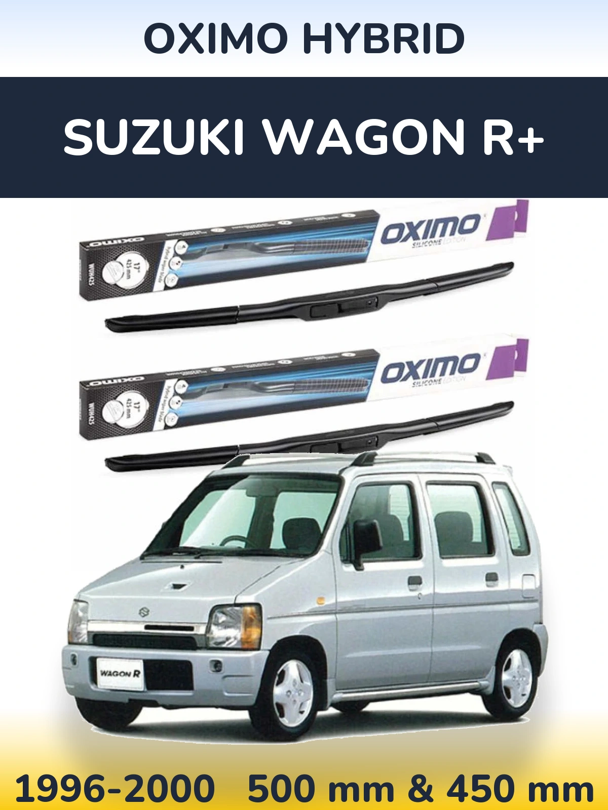 Torkarblad Oximo Hybrid för Suzuki Wagon R+
