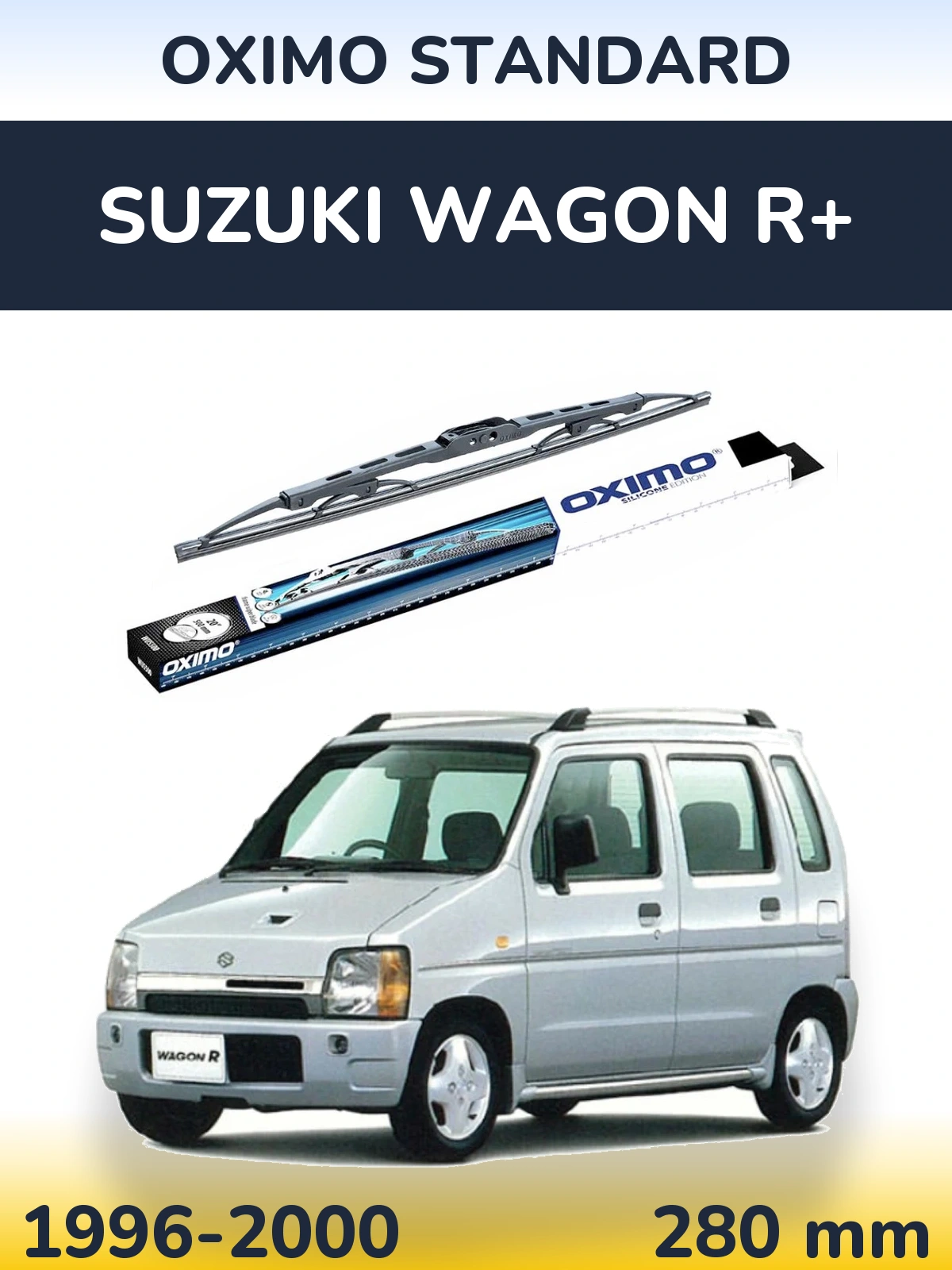 Torkarblad Oximo Standard för Suzuki Wagon R+