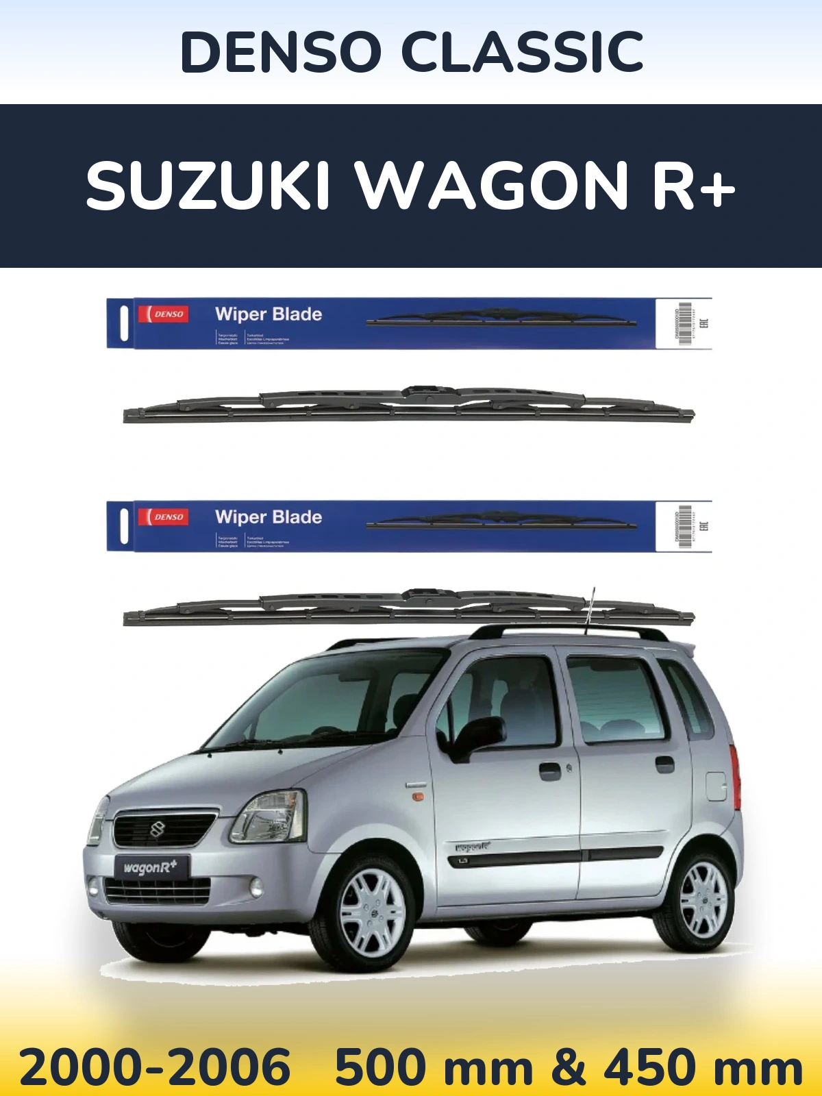 Torkarblad Denso Classic för Suzuki Wagon R+