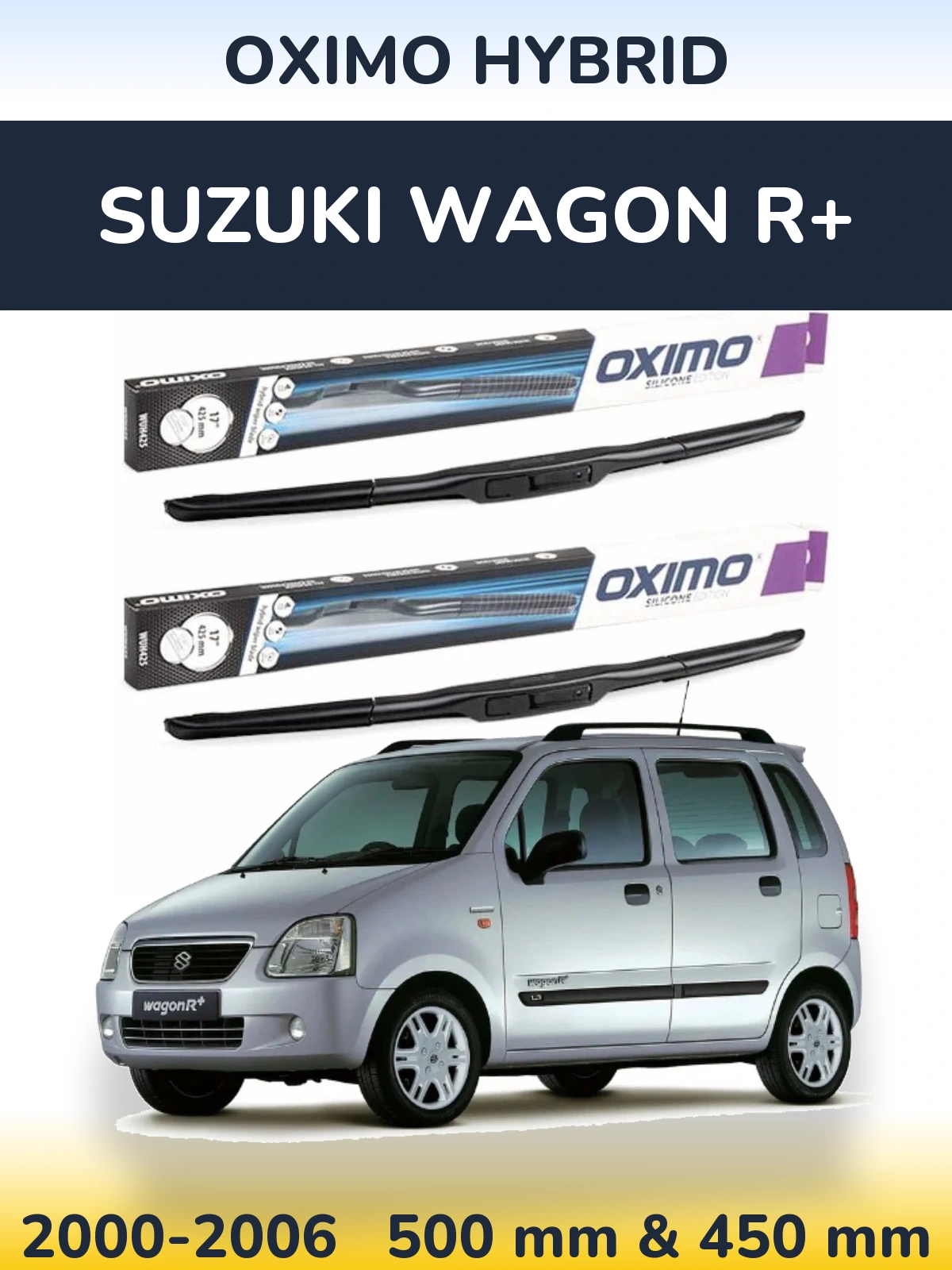 Torkarblad Oximo Hybrid för Suzuki Wagon R+