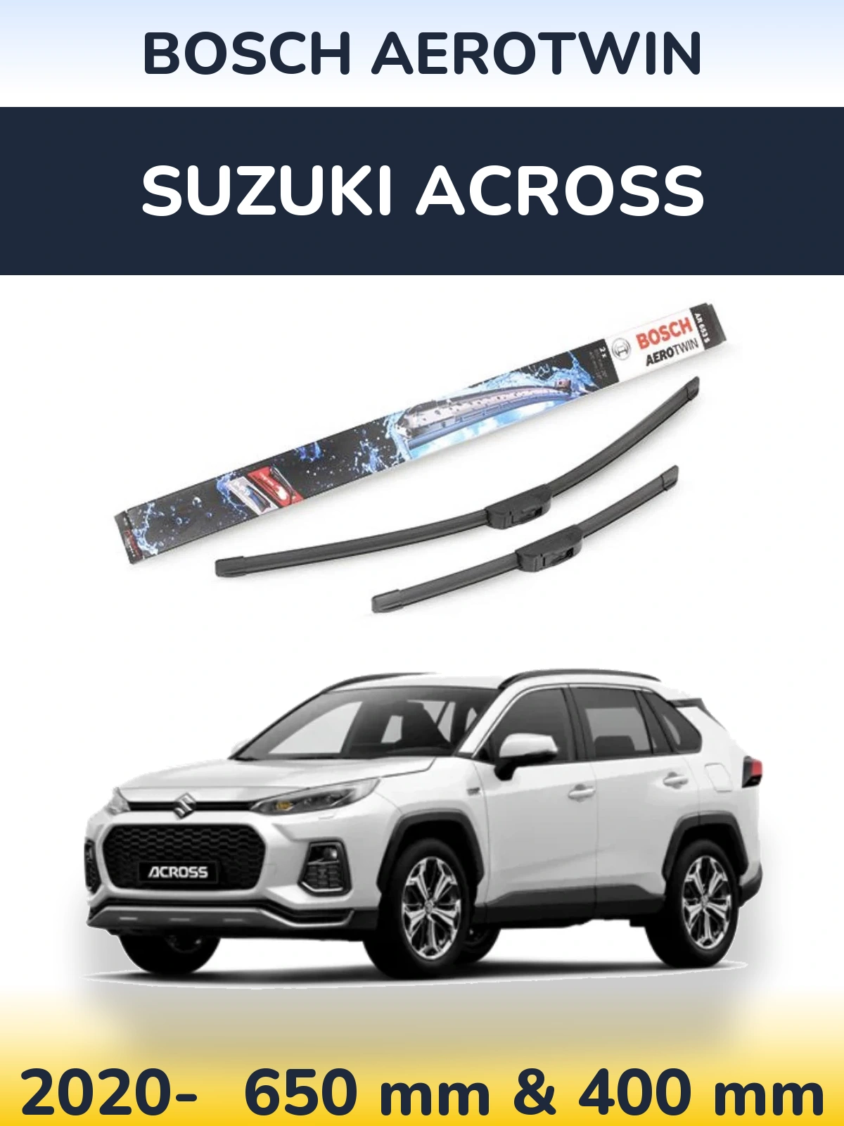 Torkarblad BOSCH AeroTwin för Suzuki Across