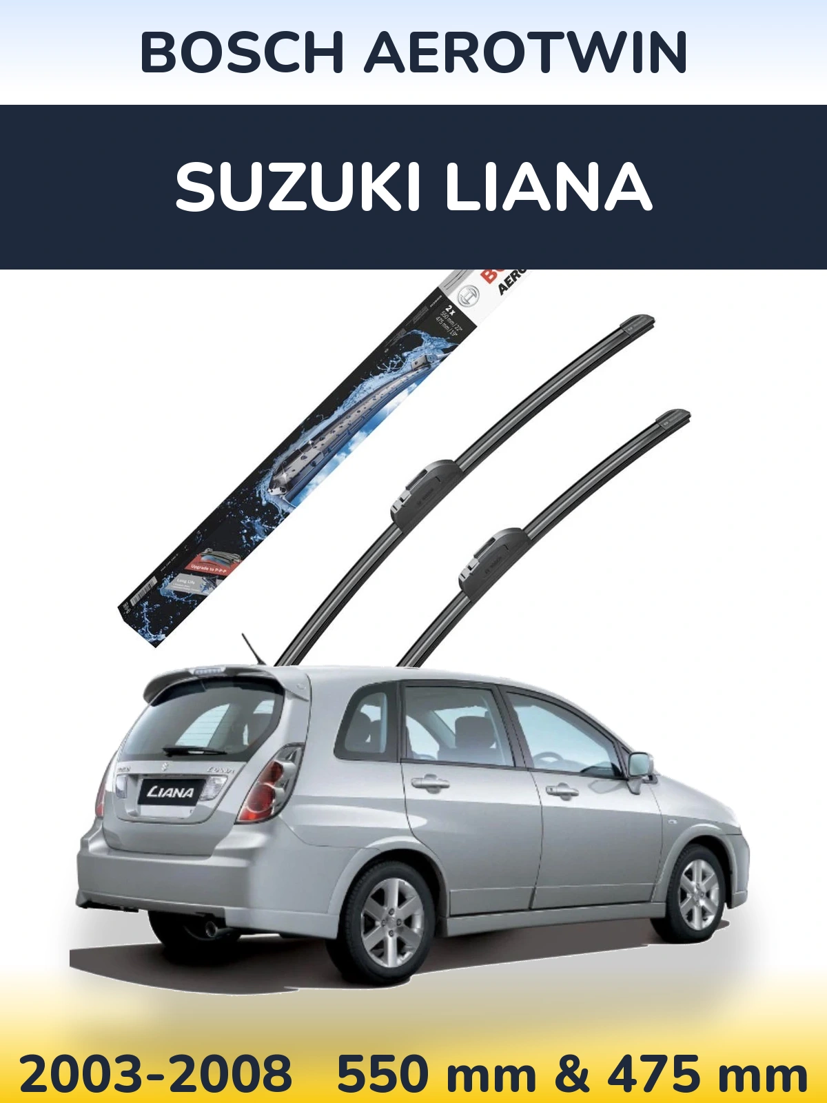 Torkarblad BOSCH AeroTwin för Suzuki Liana