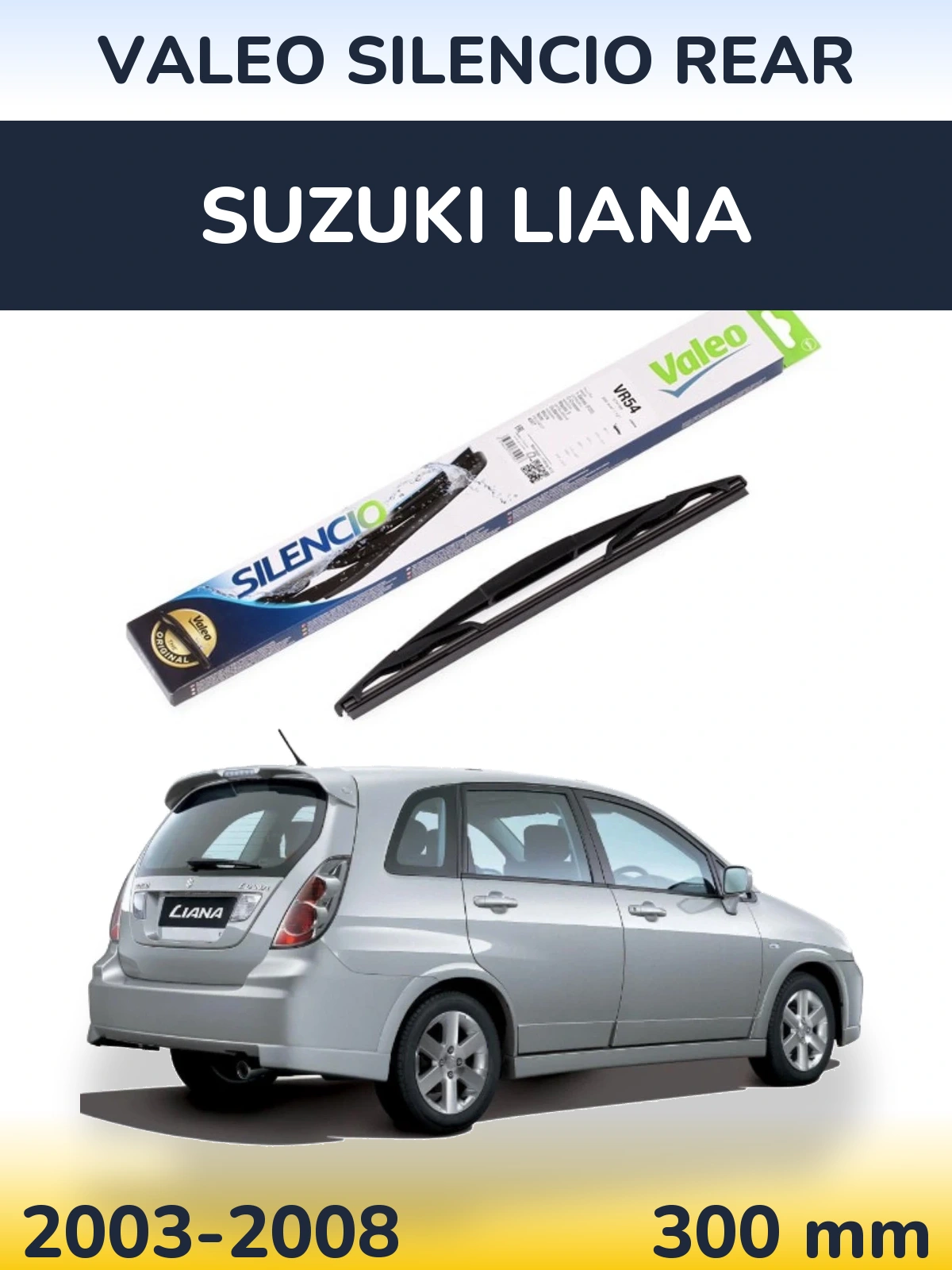 Torkarblad Valeo Silencio Rear för Suzuki Liana