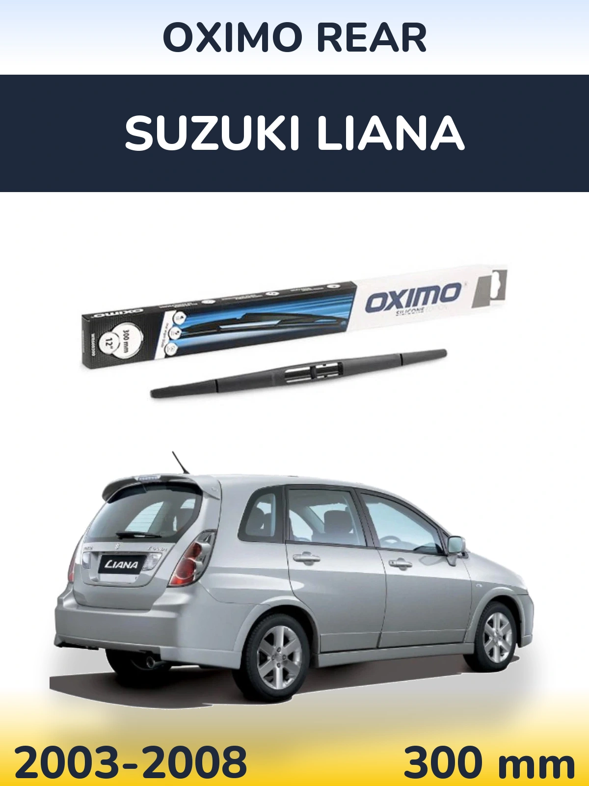 Torkarblad Oximo Rear för Suzuki Liana