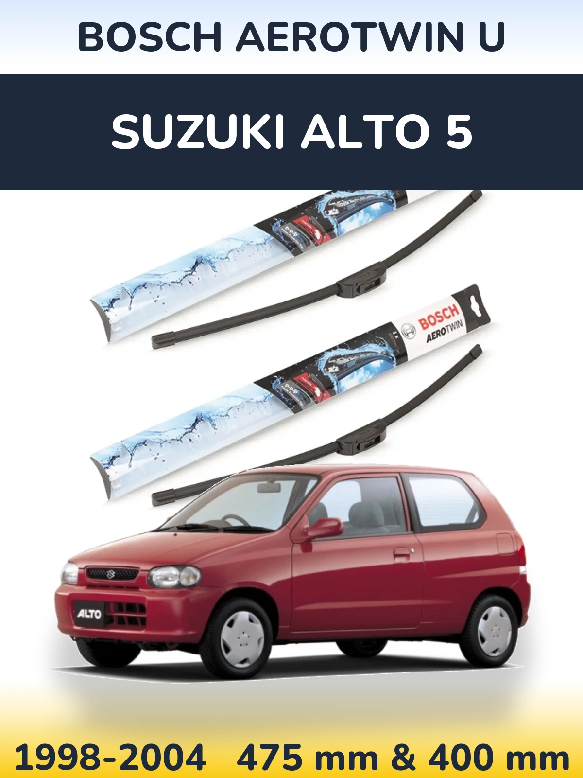 Torkarblad BOSCH AeroTwin U för Suzuki Alto 5