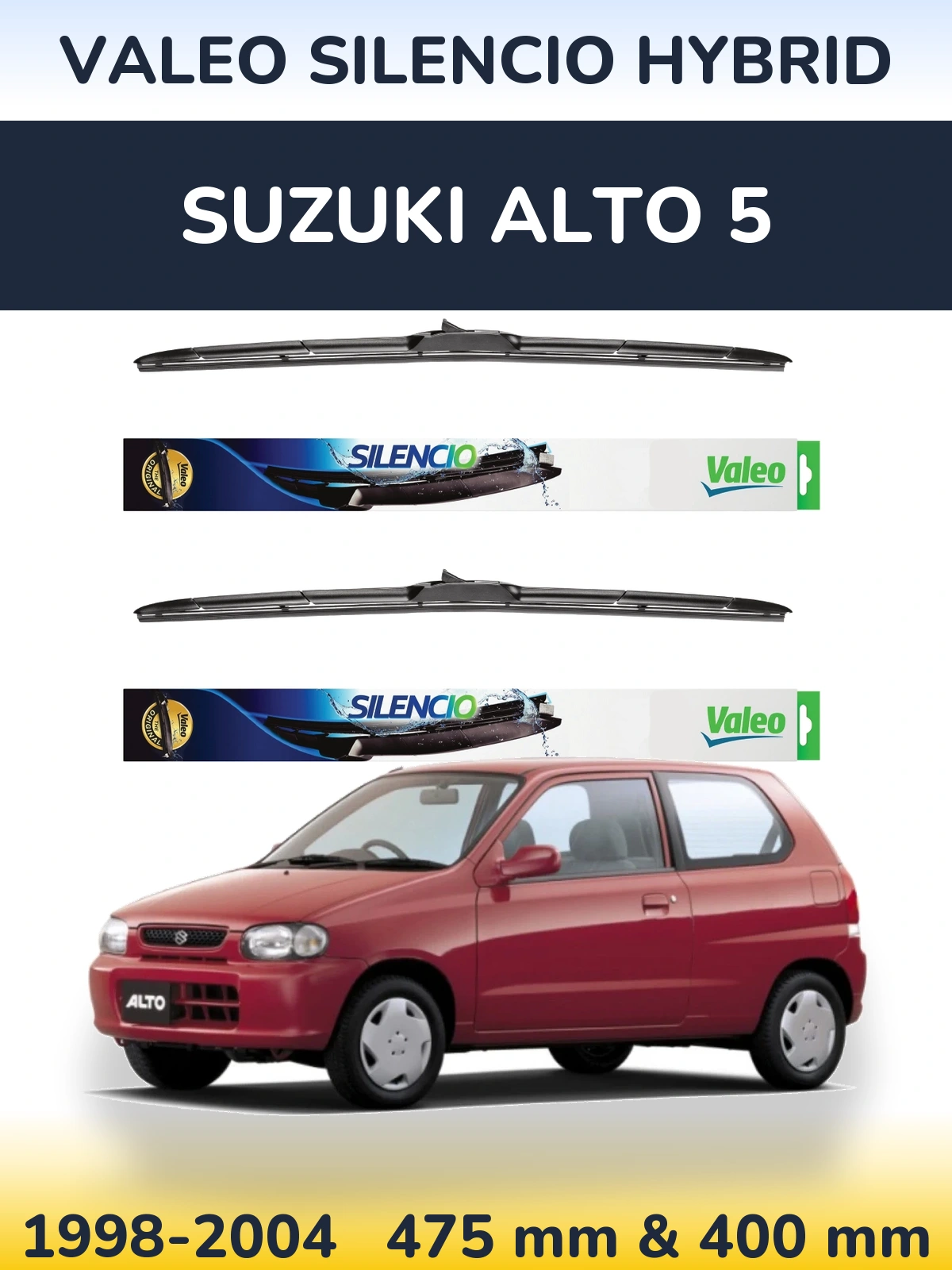 Torkarblad Valeo Silencio Hybrid för Suzuki Alto 5