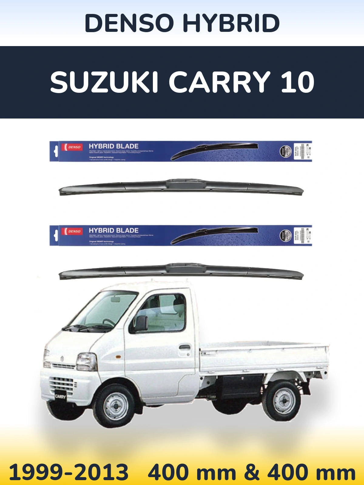 Torkarblad Denso Hybrid för Suzuki Carry 10