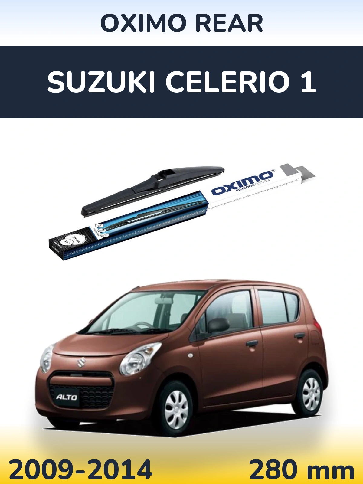 Torkarblad Oximo Rear för Suzuki Celerio 1