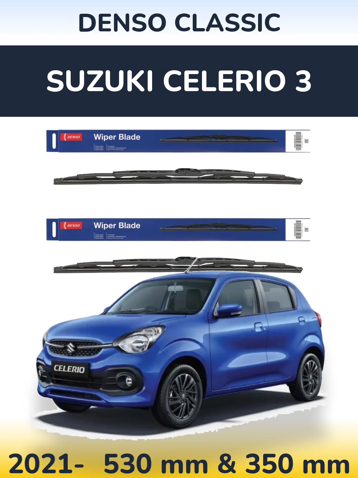 Torkarblad Denso Classic för Suzuki Celerio 3