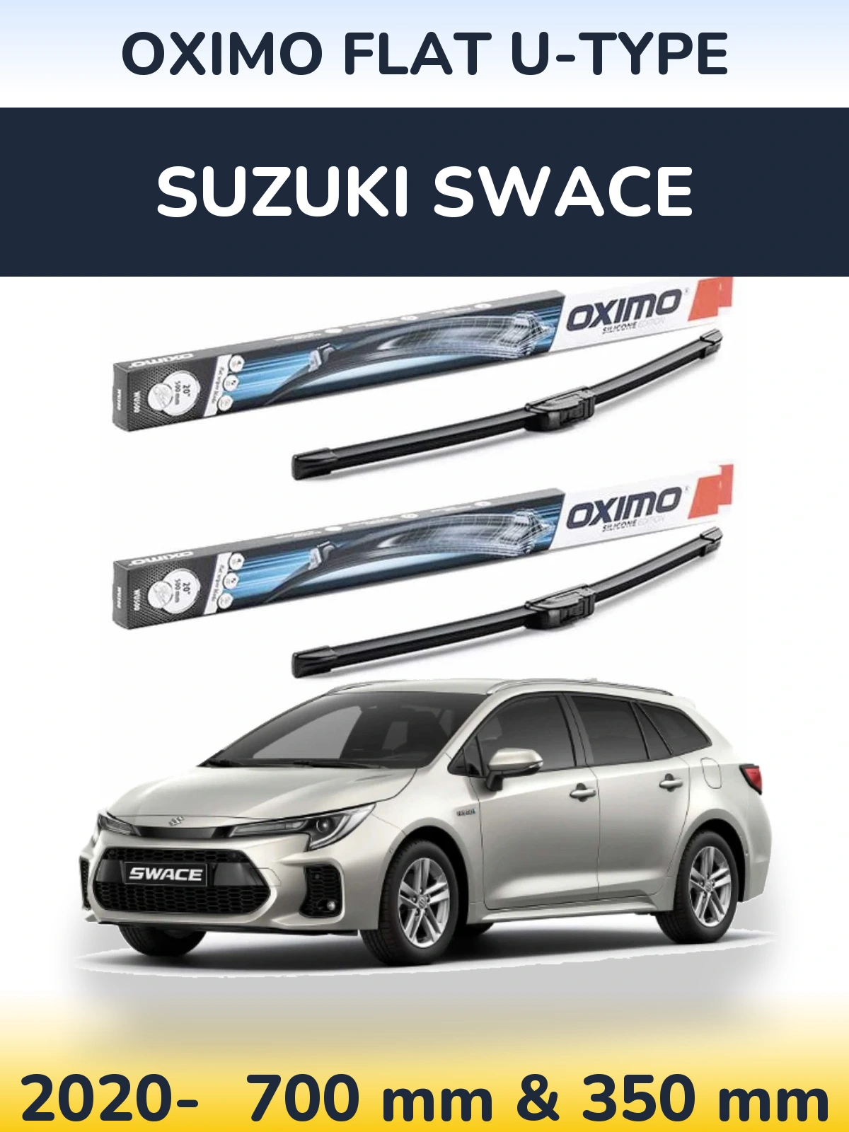 Torkarblad Oximo Flat U-type för Suzuki Swace