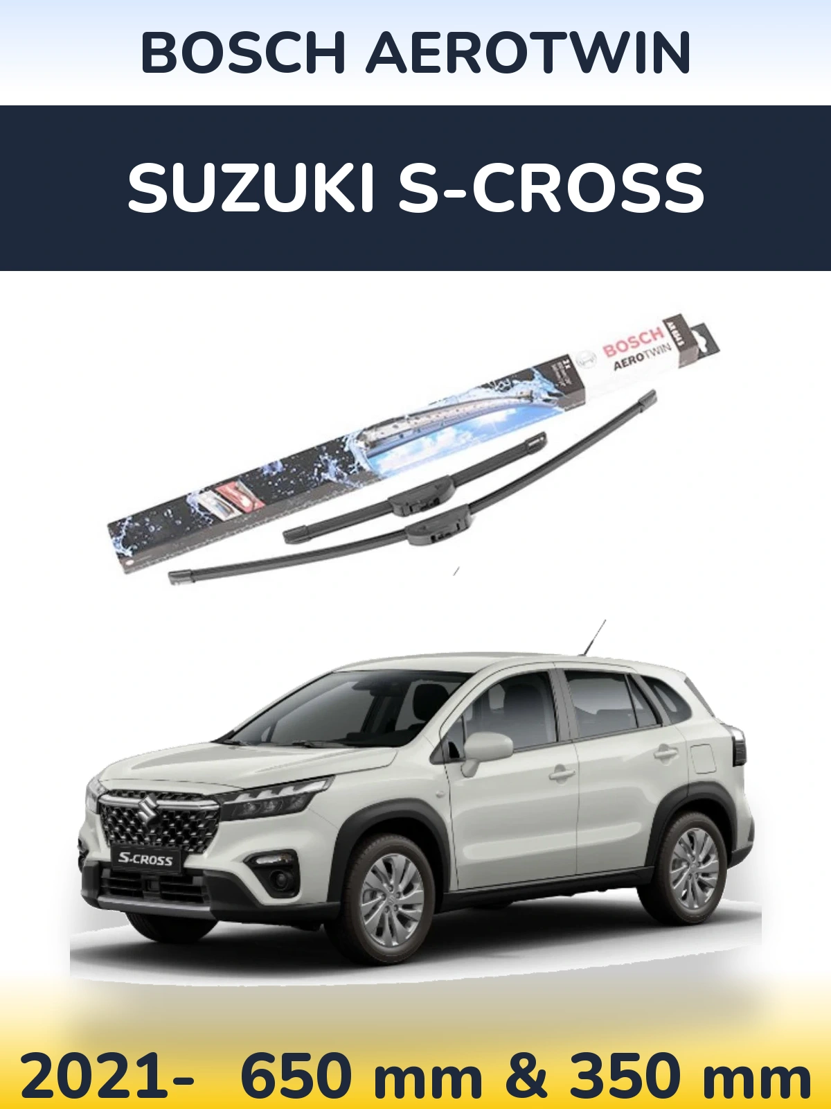 Torkarblad BOSCH AeroTwin för Suzuki S-Cross
