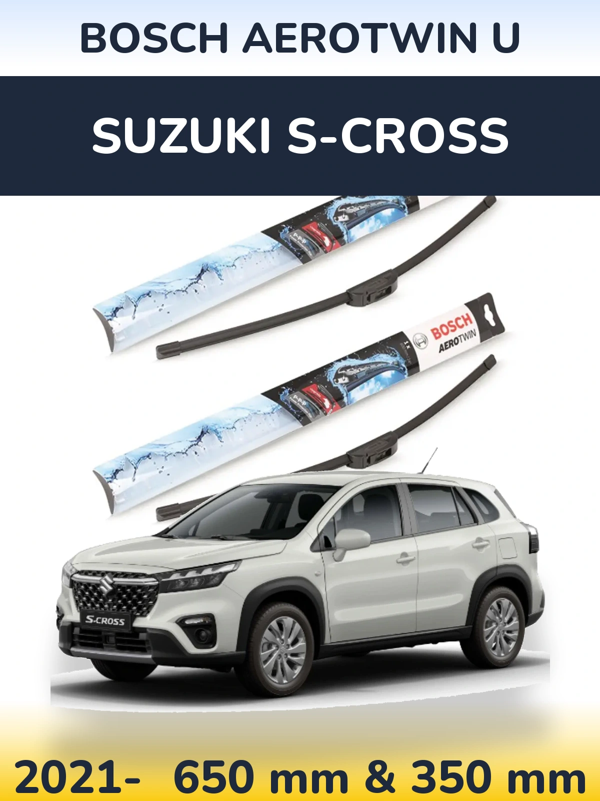 Torkarblad BOSCH AeroTwin U för Suzuki S-Cross