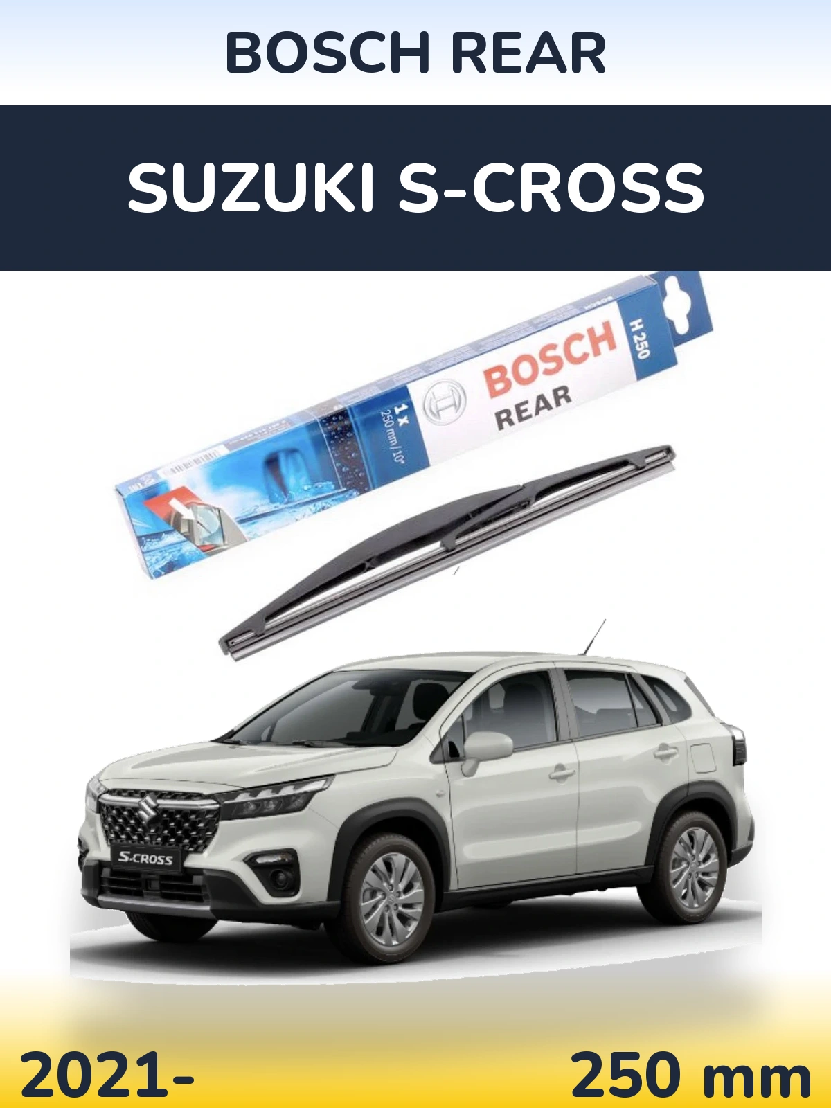 Torkarblad BOSCH Rear för Suzuki S-Cross