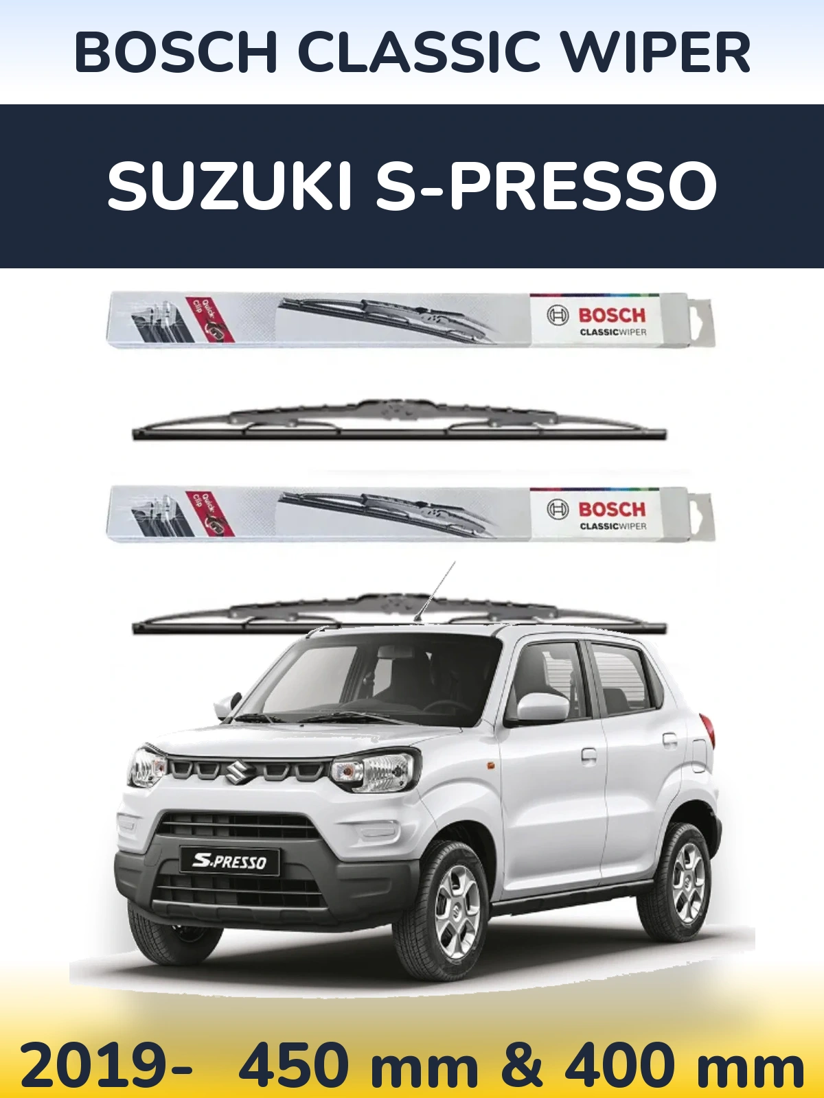 Torkarblad BOSCH Classic Wiper för Suzuki S-Presso