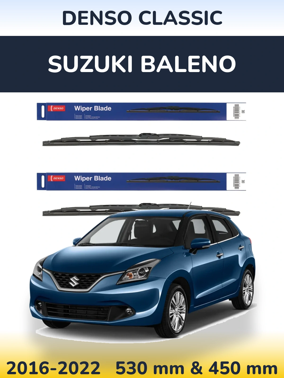 Torkarblad Denso Classic för Suzuki Baleno
