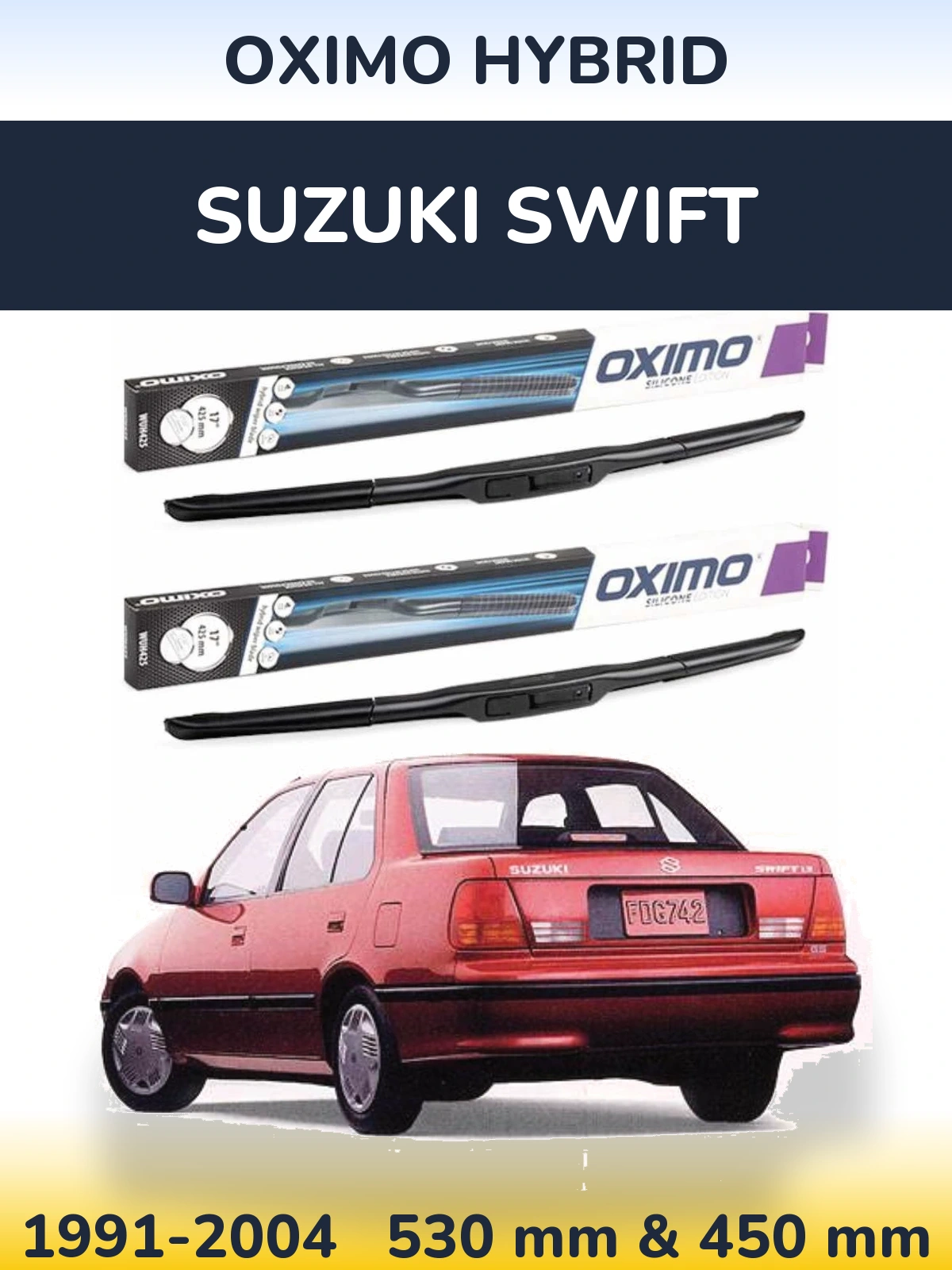 Torkarblad Oximo Hybrid för Suzuki Swift