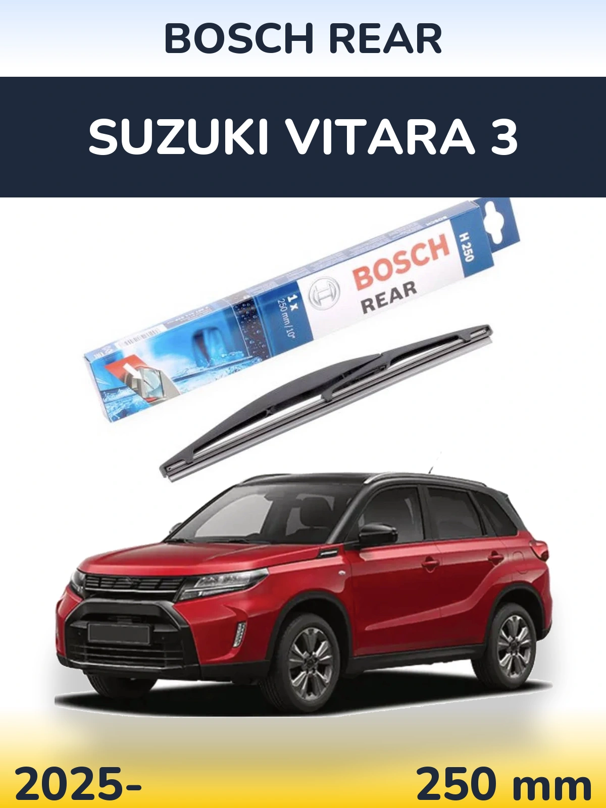 Torkarblad BOSCH Rear för Suzuki Vitara 3