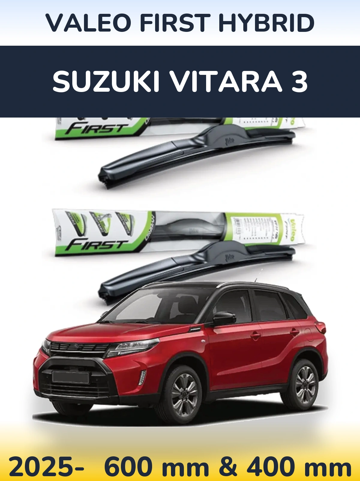 Torkarblad Valeo First Hybrid för Suzuki Vitara 3