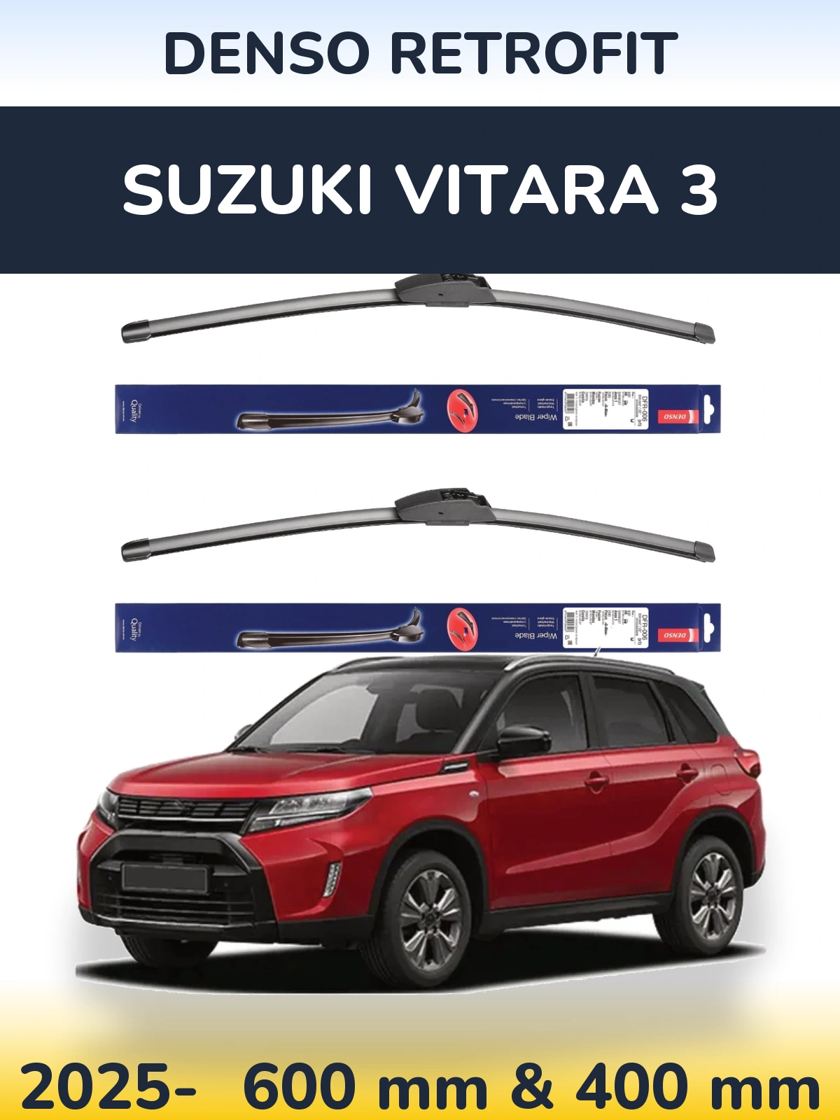 Torkarblad Denso Retrofit för Suzuki Vitara 3