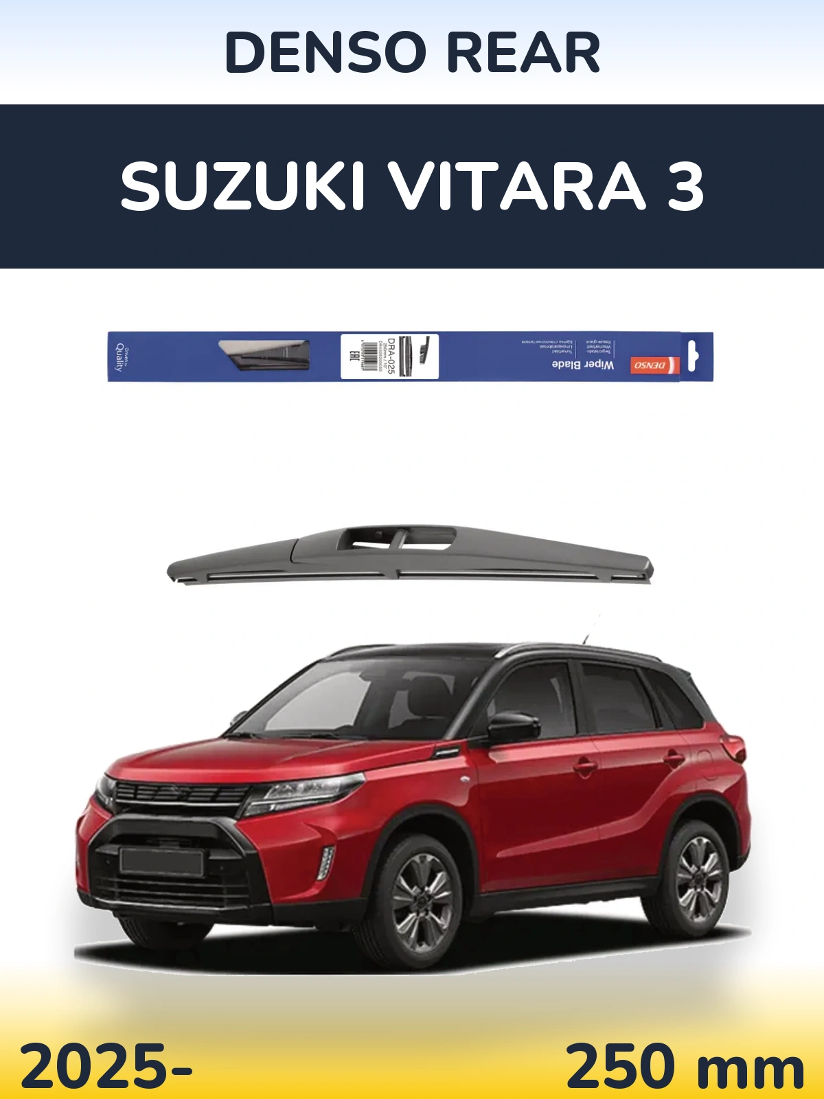 Torkarblad Denso Rear för Suzuki Vitara 3