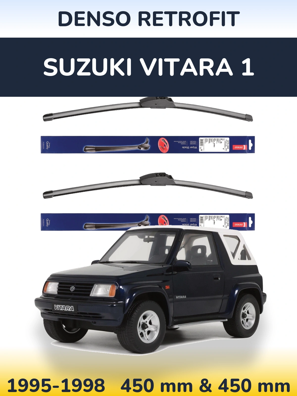 Torkarblad Denso Retrofit för Suzuki Vitara 1