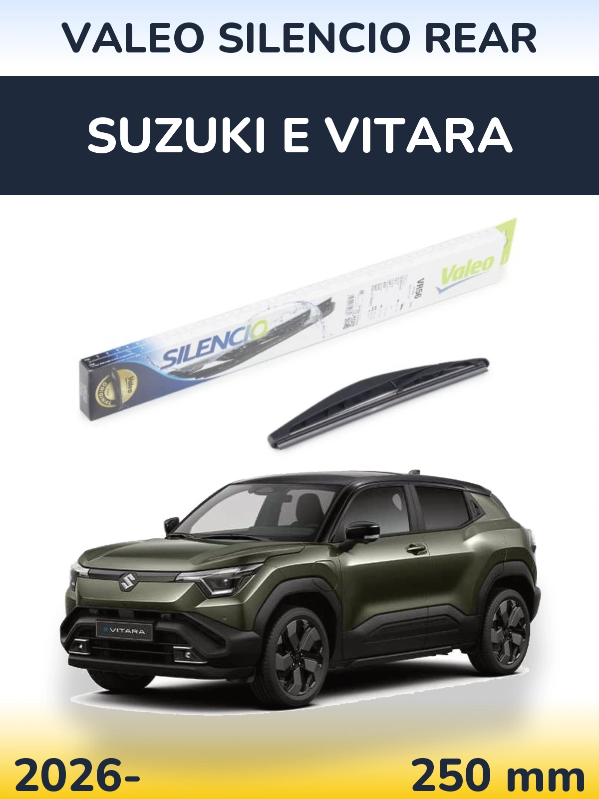 Torkarblad Valeo Silencio Rear för Suzuki e Vitara
