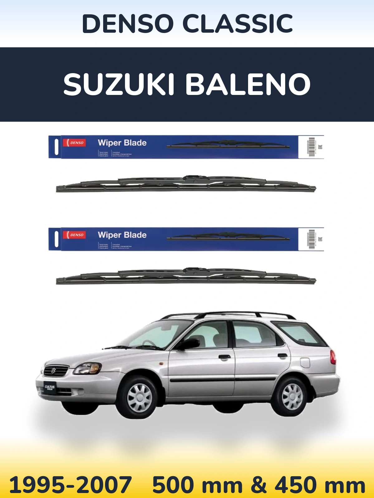 Torkarblad Denso Classic för Suzuki Baleno