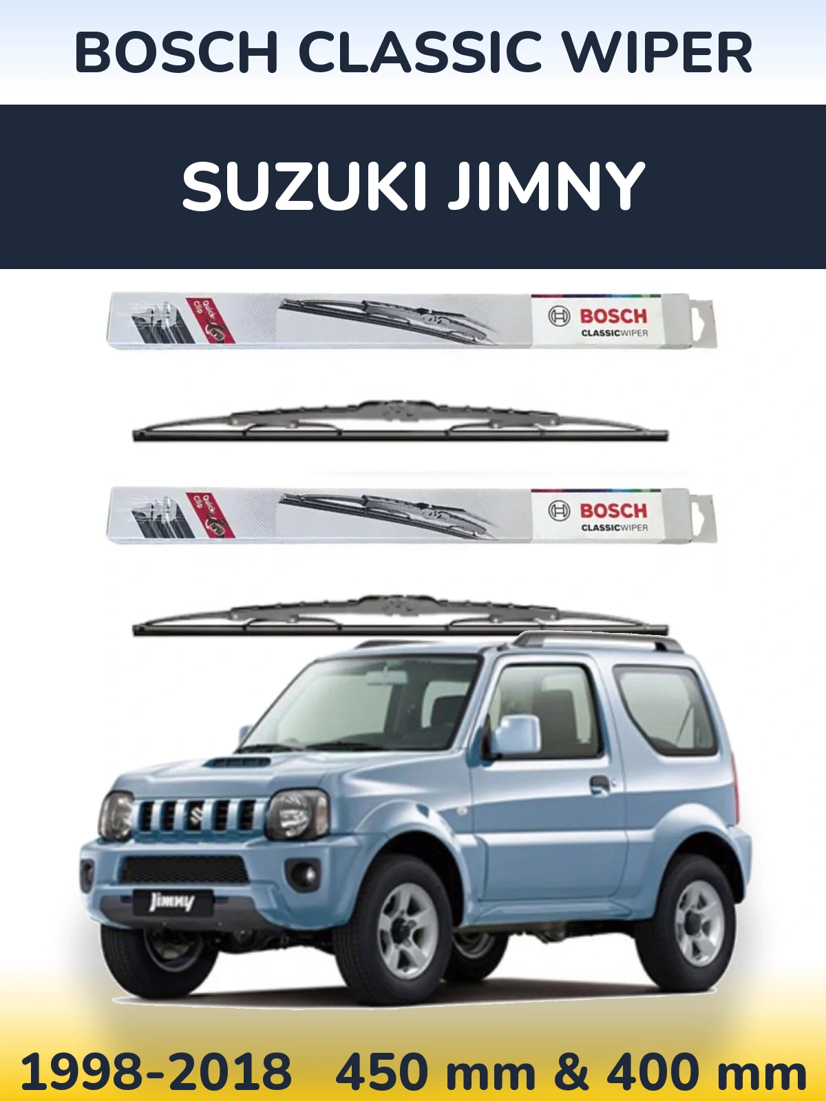 Torkarblad BOSCH Classic Wiper för Suzuki Jimny