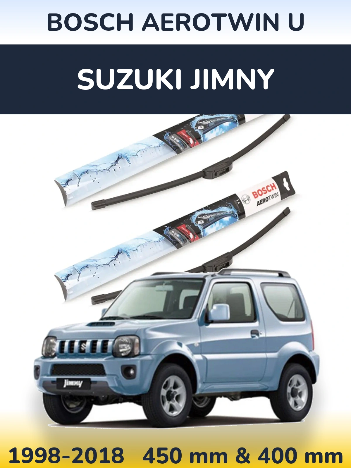Torkarblad BOSCH AeroTwin U för Suzuki Jimny