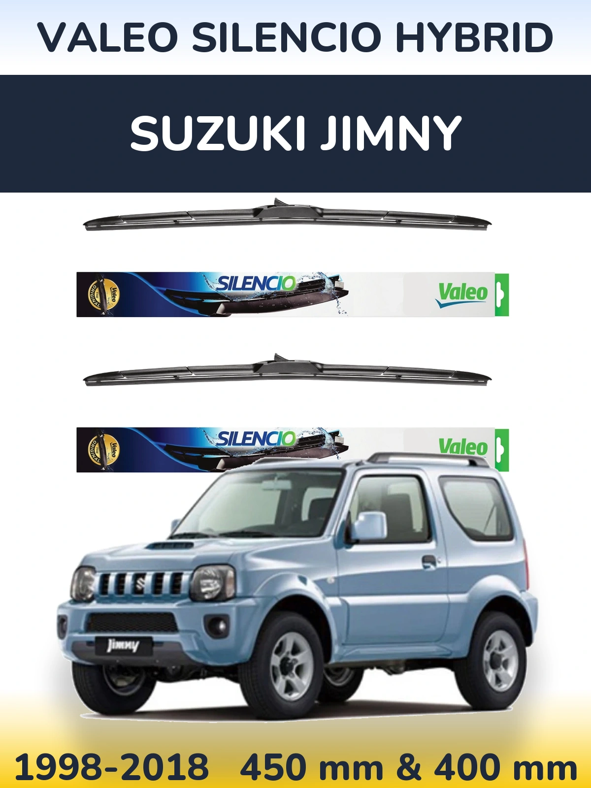 Torkarblad Valeo Silencio Hybrid för Suzuki Jimny
