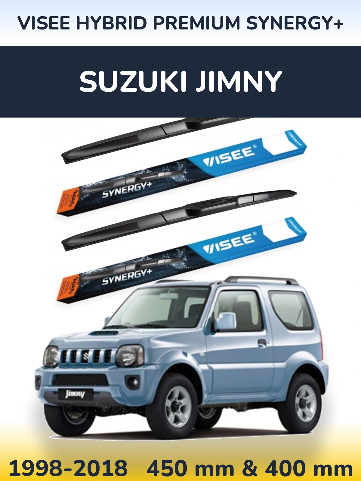 Torkarblad VISEE HYBRID PREMIUM SYNERGY+ för Suzuki Jimny