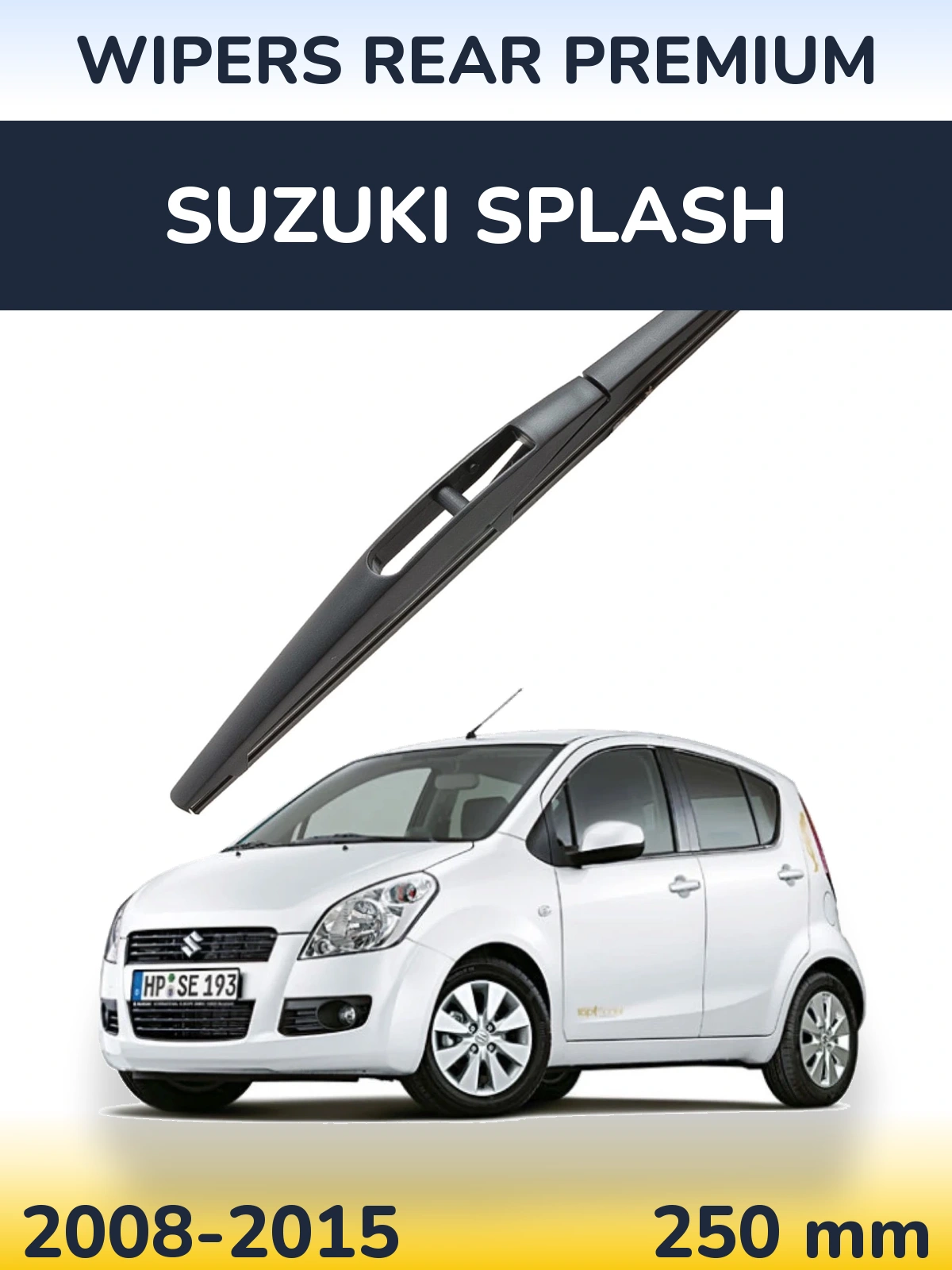 Задня щітка WIPERS REAR PREMIUM 250 мм для Suzuki Splash 2008-2015