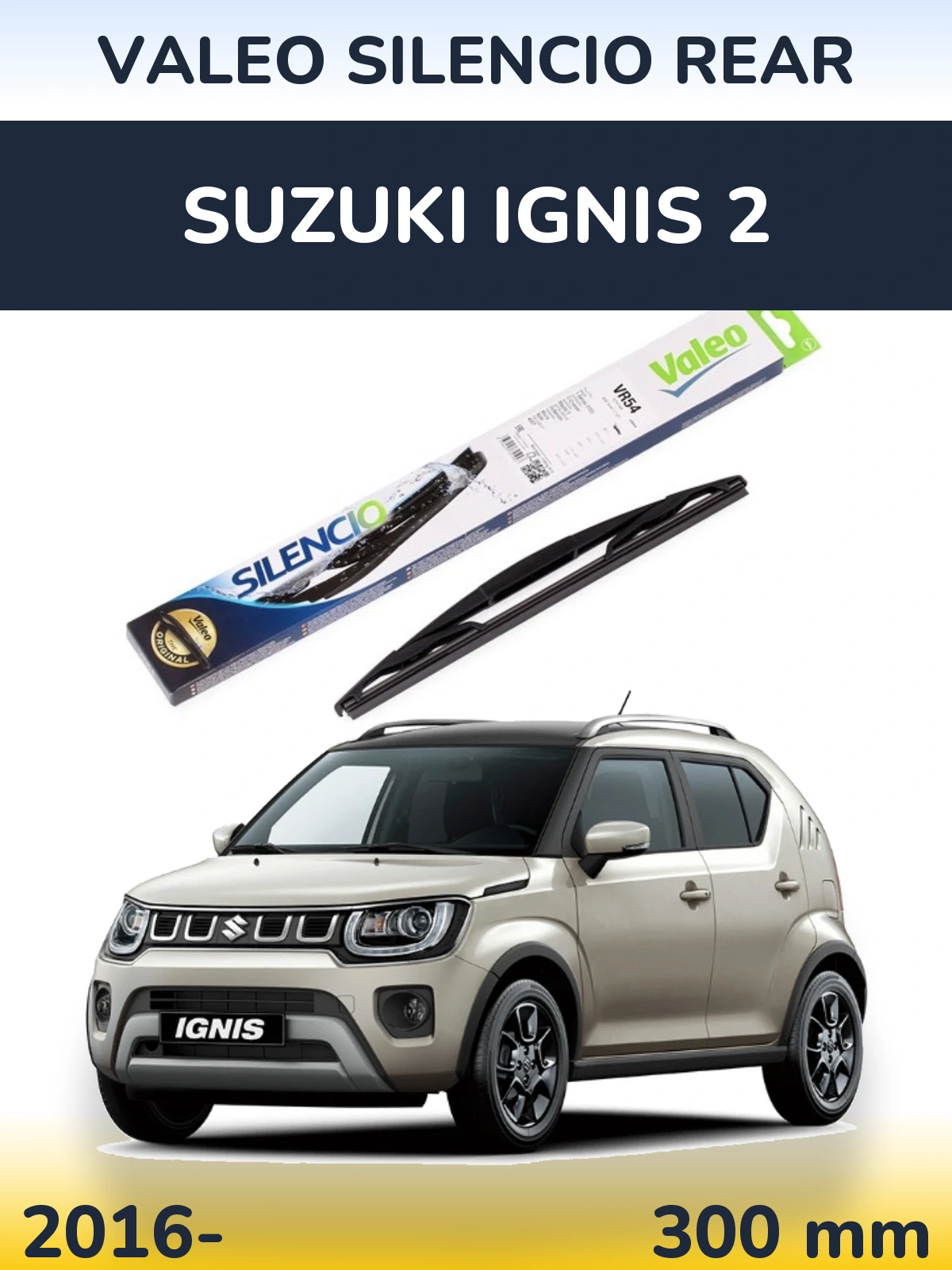 Torkarblad Valeo Silencio Rear för Suzuki Ignis 2