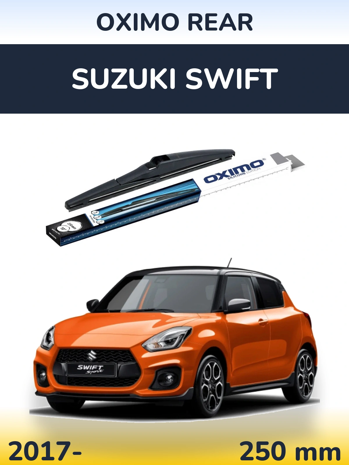 Torkarblad Oximo Rear för Suzuki Swift