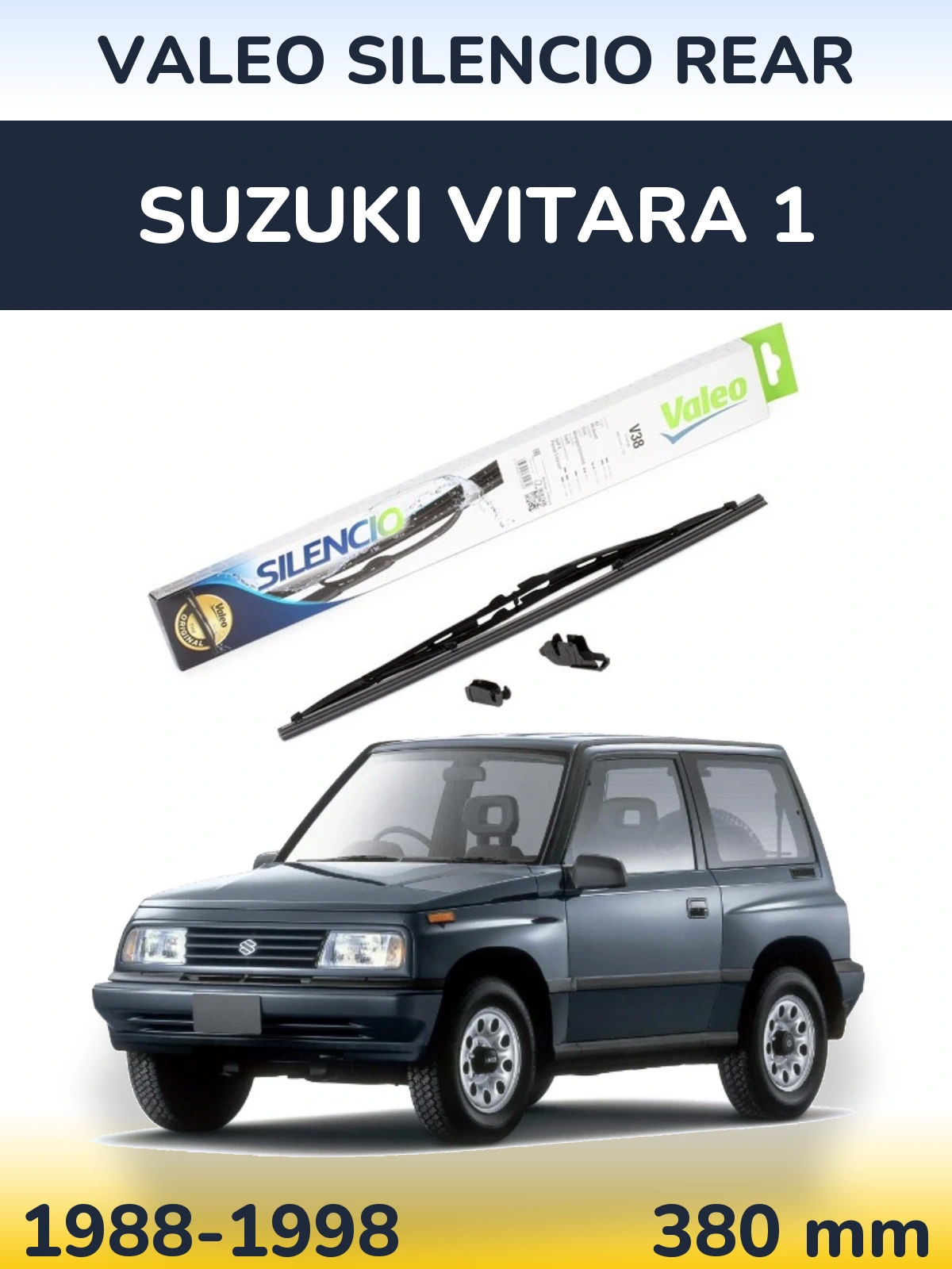 Torkarblad Valeo Silencio Rear för Suzuki Vitara 1