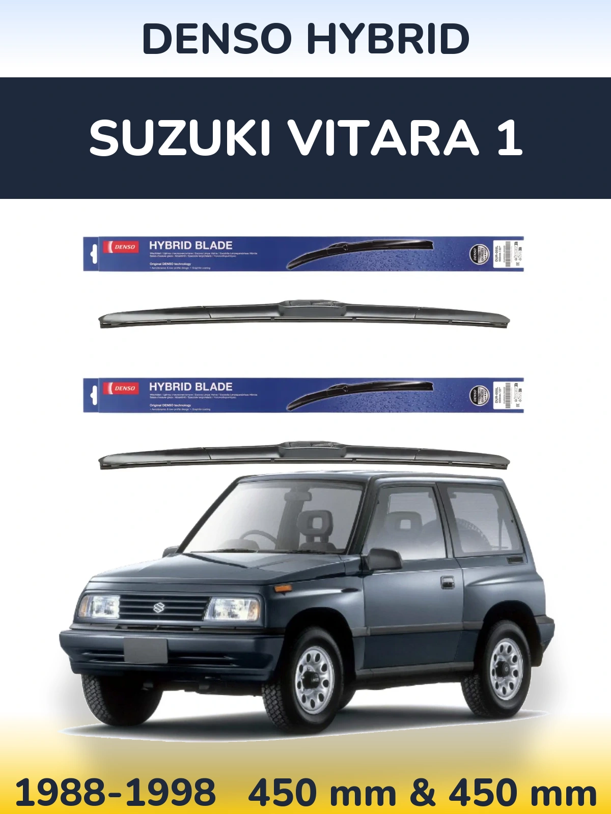 Torkarblad Denso Hybrid för Suzuki Vitara 1