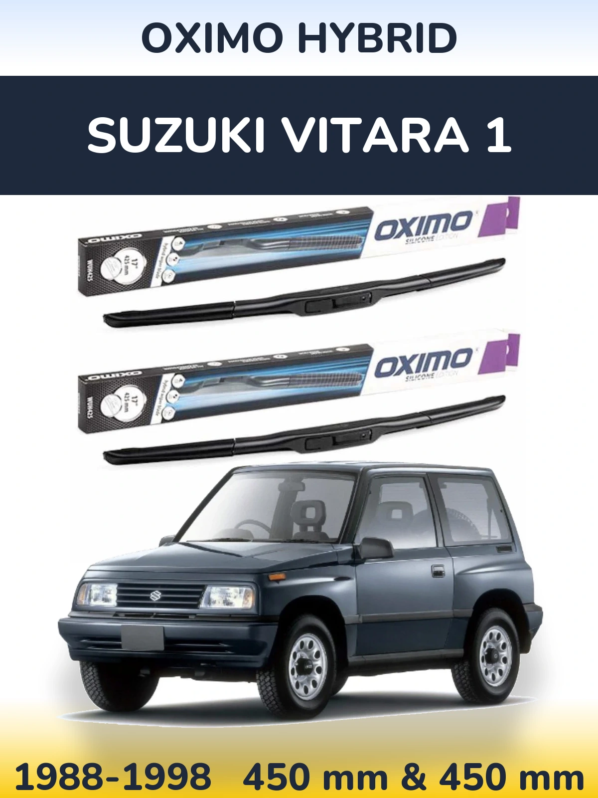 Torkarblad Oximo Hybrid för Suzuki Vitara 1