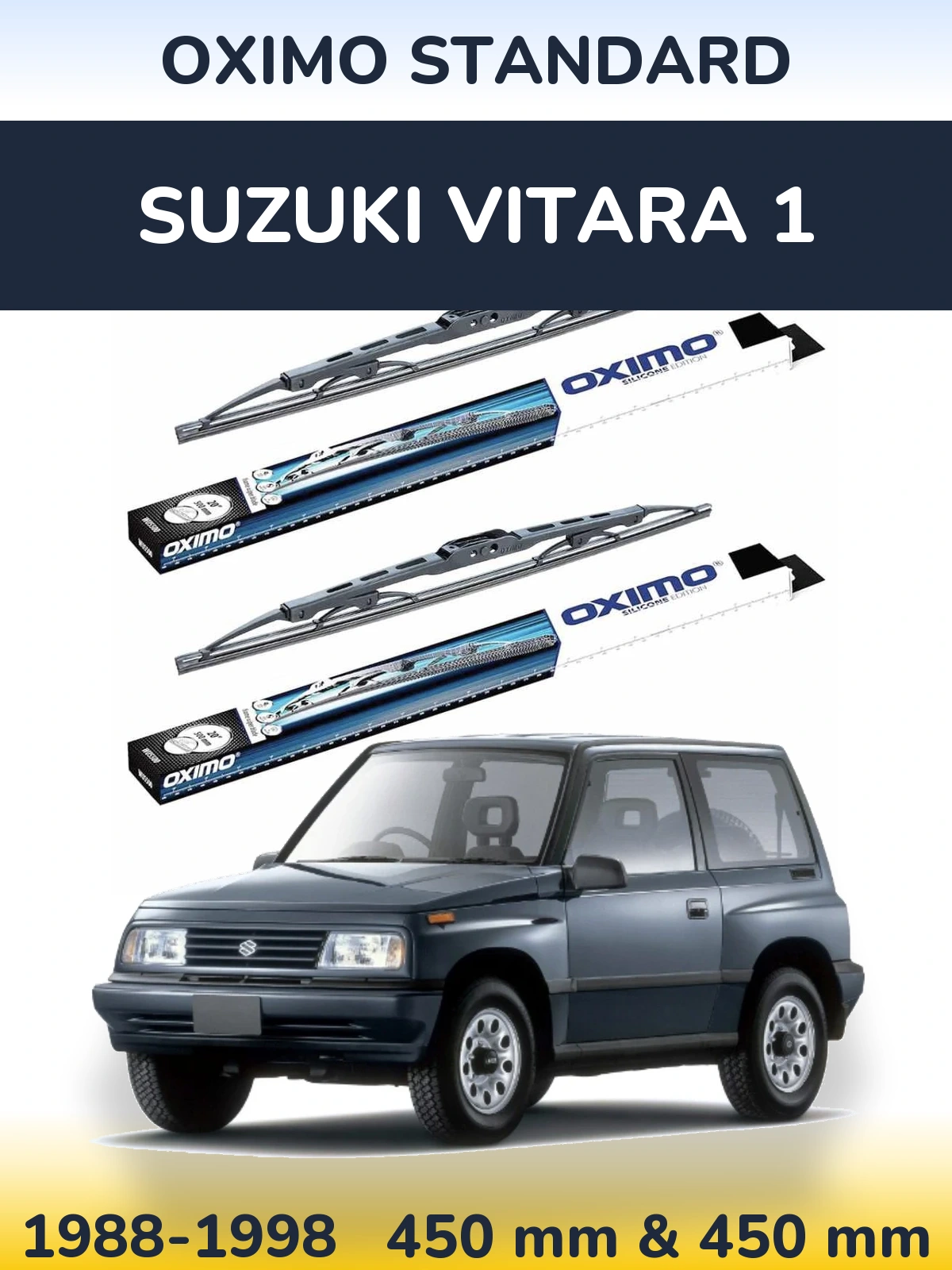 Torkarblad Oximo Standard för Suzuki Vitara 1