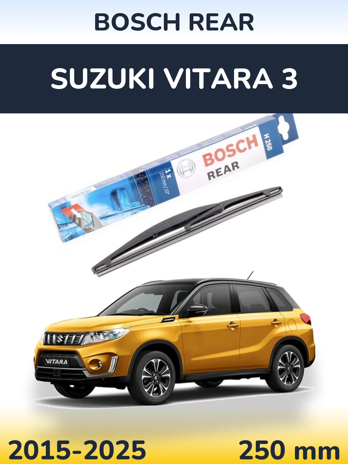 Torkarblad BOSCH Rear för Suzuki Vitara 3