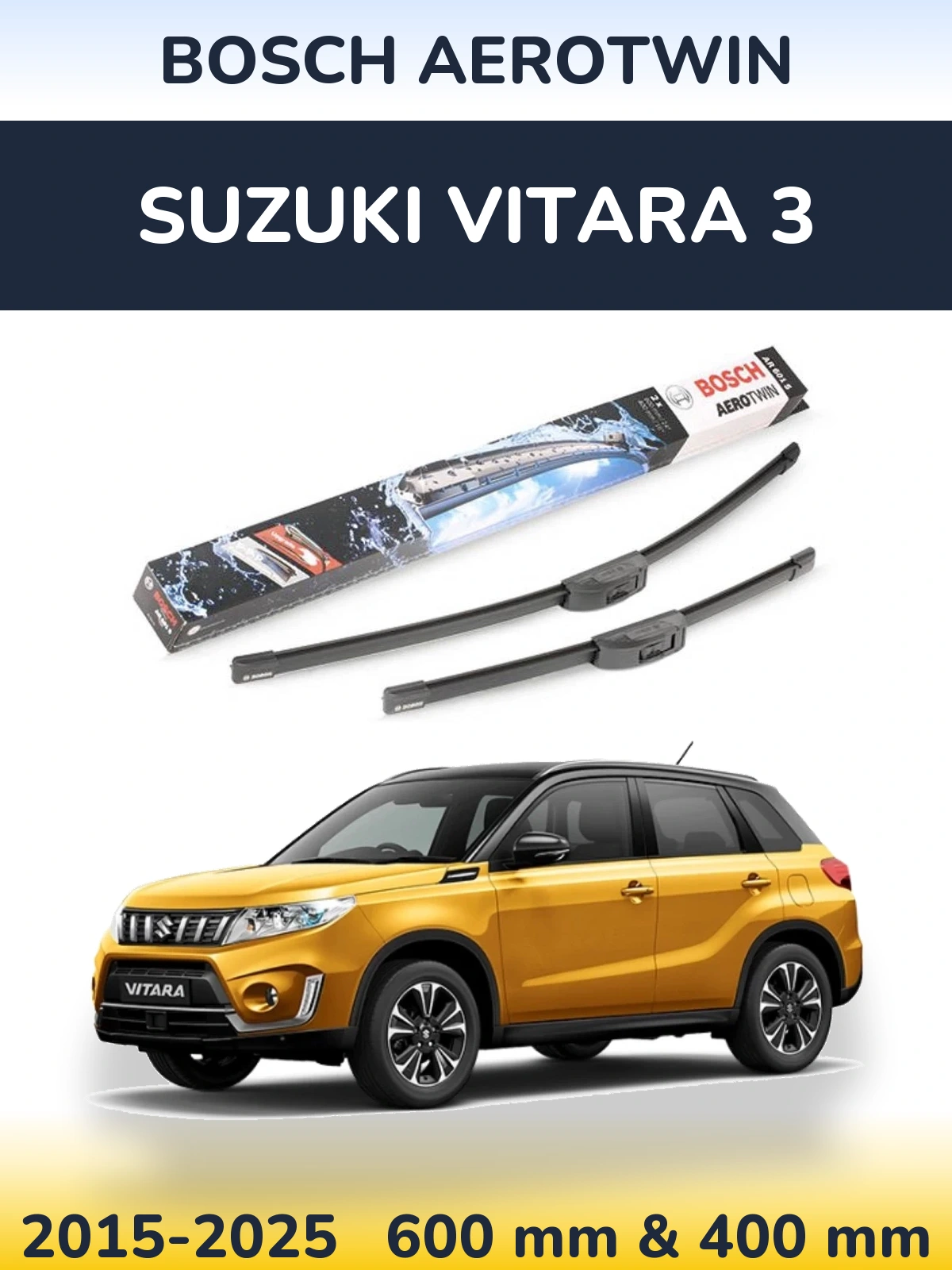 Torkarblad BOSCH AeroTwin för Suzuki Vitara 3