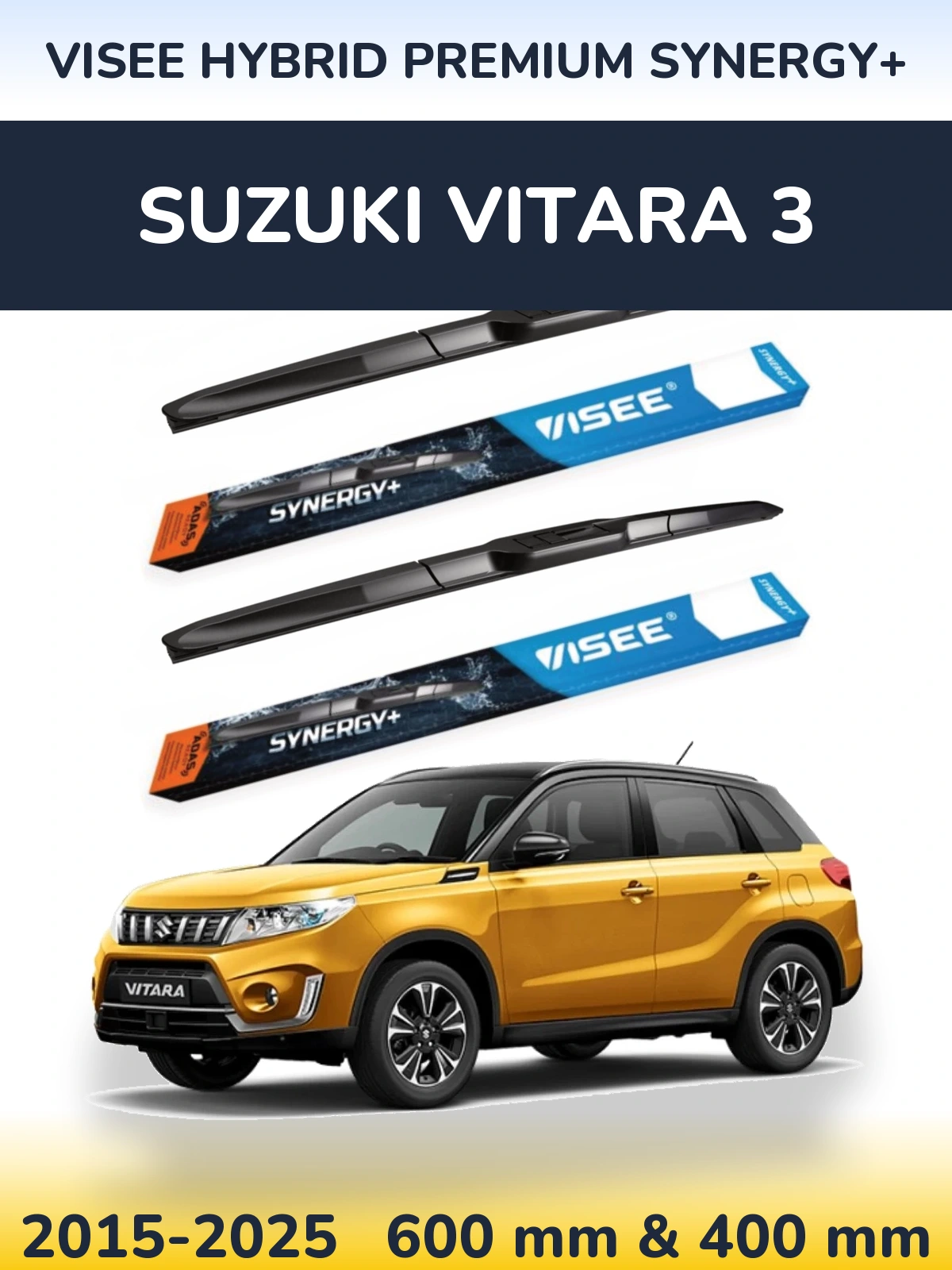 Torkarblad VISEE HYBRID PREMIUM SYNERGY+ för Suzuki Vitara 3