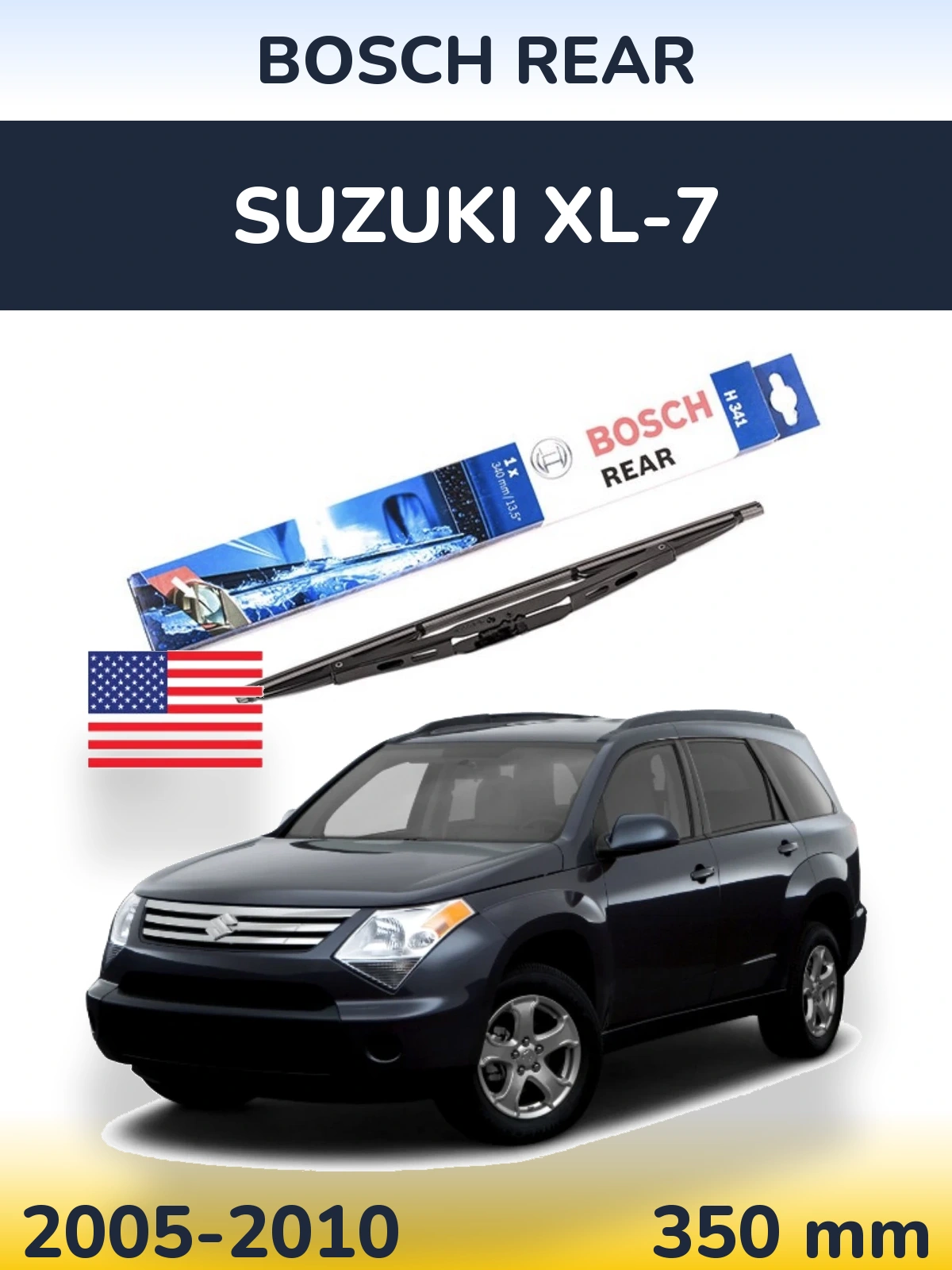 Torkarblad BOSCH Rear för Suzuki XL-7
