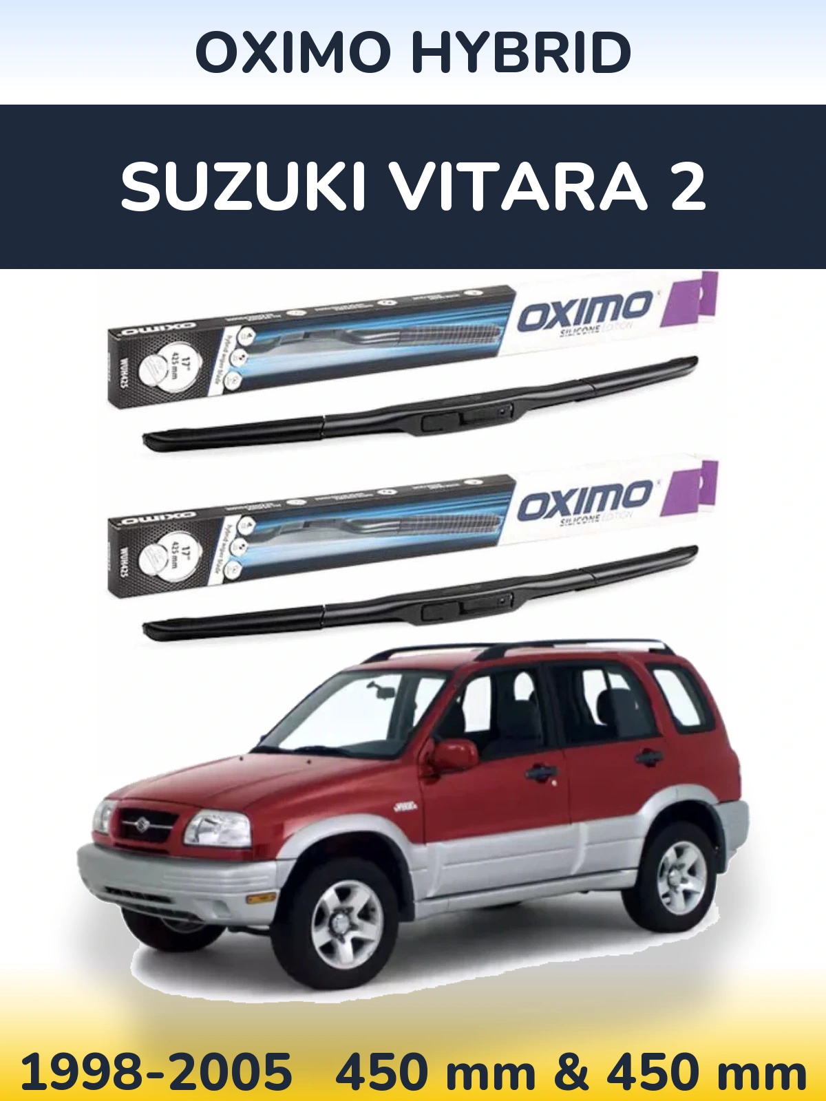 Torkarblad Oximo Hybrid för Suzuki Vitara 2