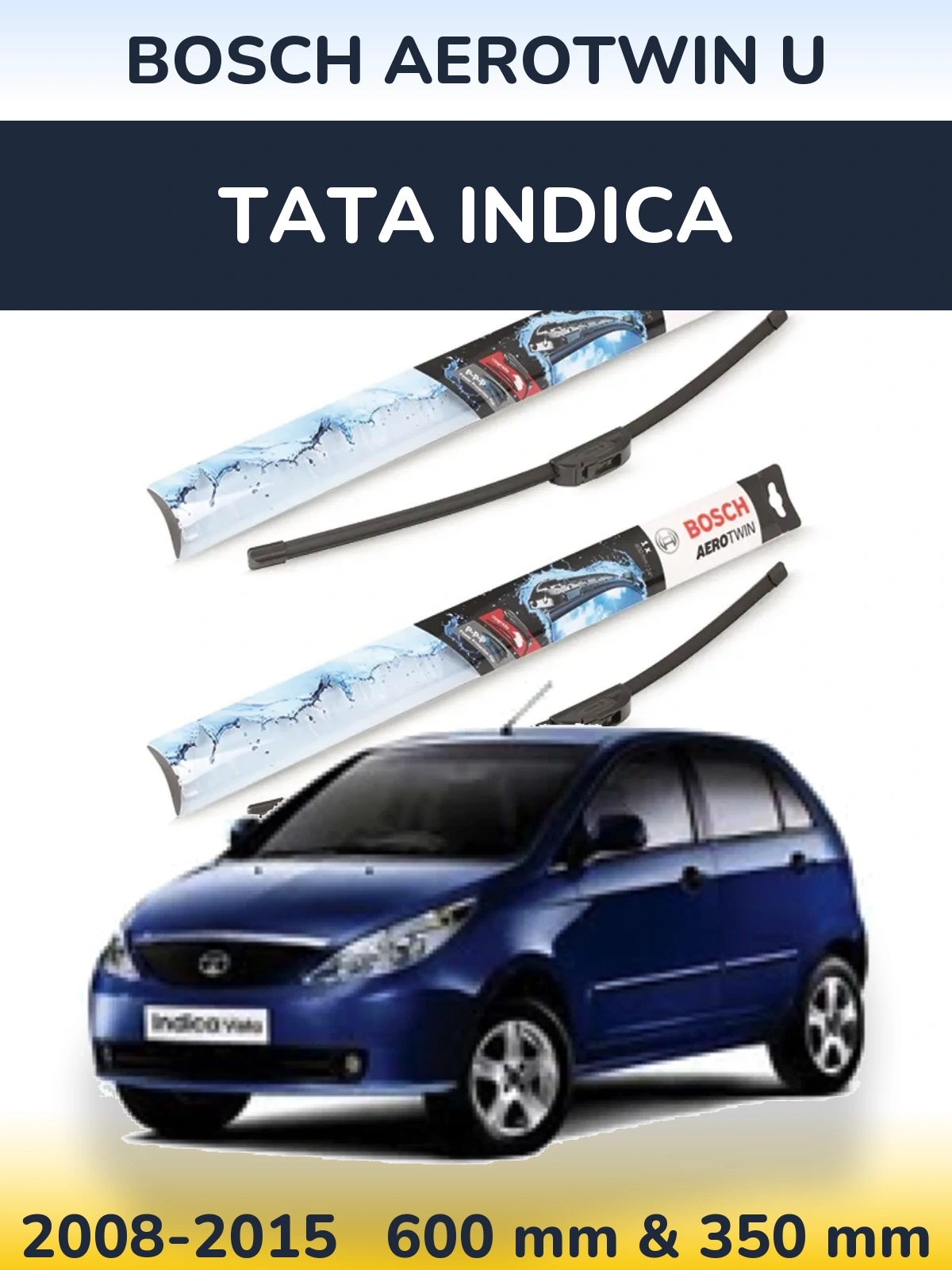 Torkarblad BOSCH AeroTwin U för Tata Indica