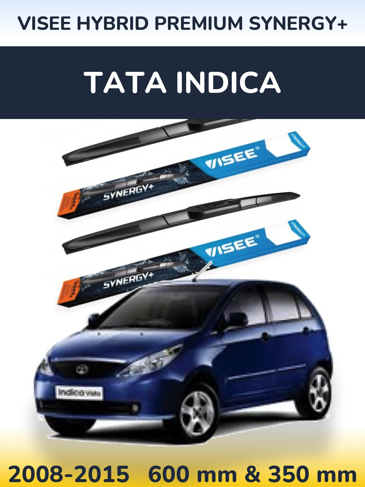 Torkarblad VISEE HYBRID PREMIUM SYNERGY+ för Tata Indica