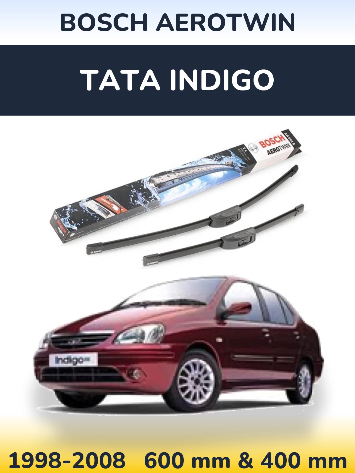 Torkarblad BOSCH AeroTwin för Tata Indigo